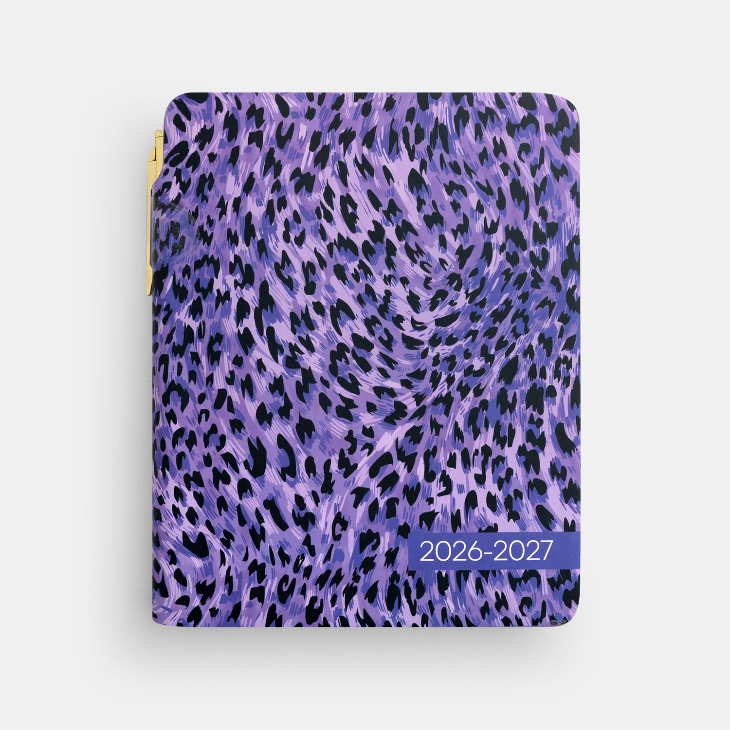 Sentio 2026-2027 Ακαδημαϊκό Ημερολόγιο 12x15 Purple Leopar