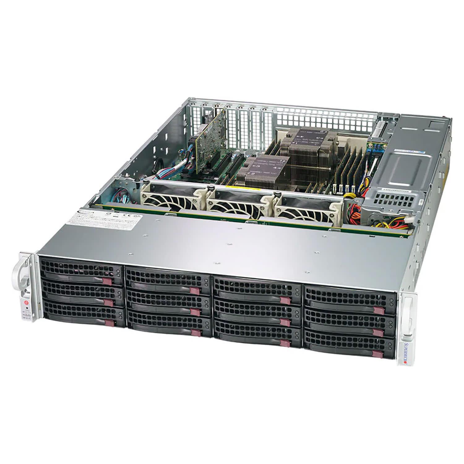 SUPERMICRO Server 2U EPYC 8024P/32/2x960