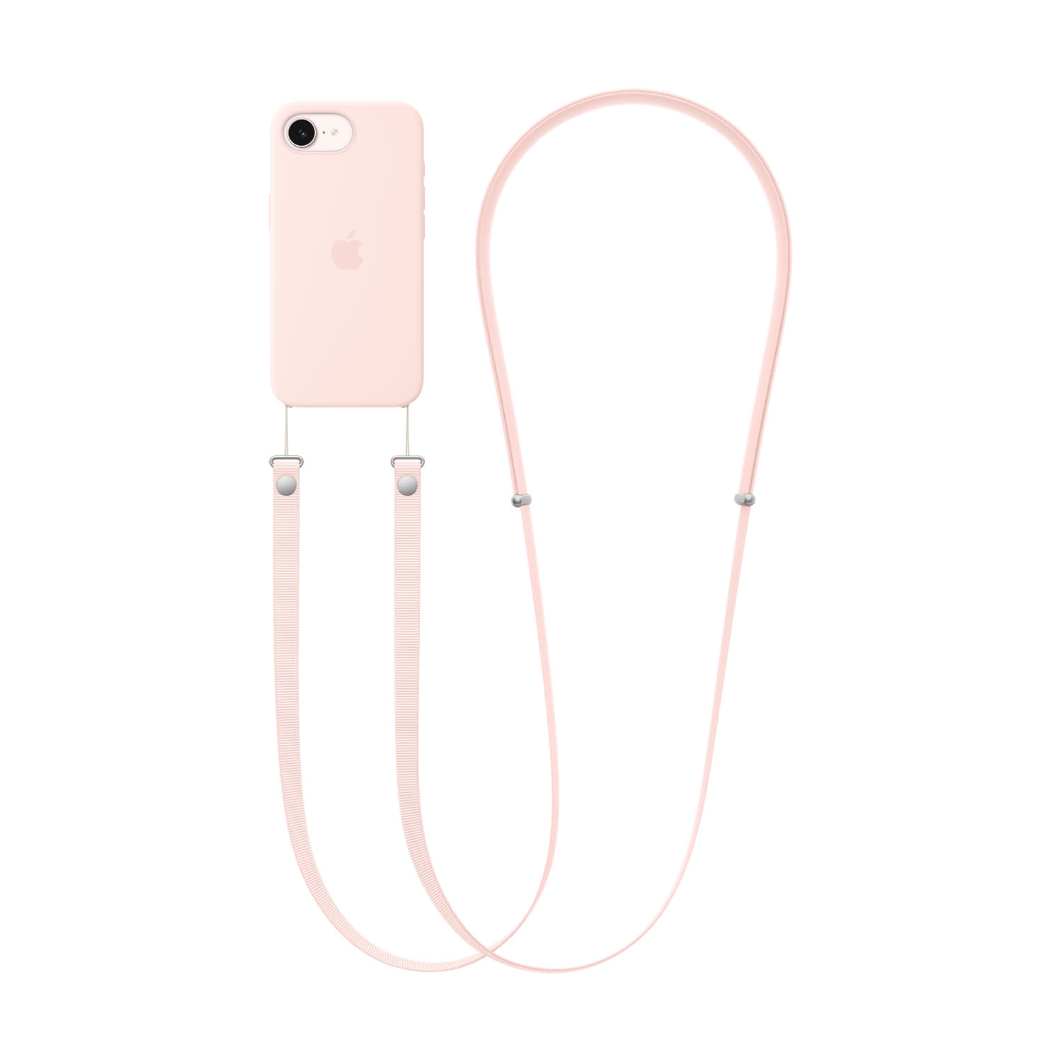 Apple Crossbody Strap - Soft Pink