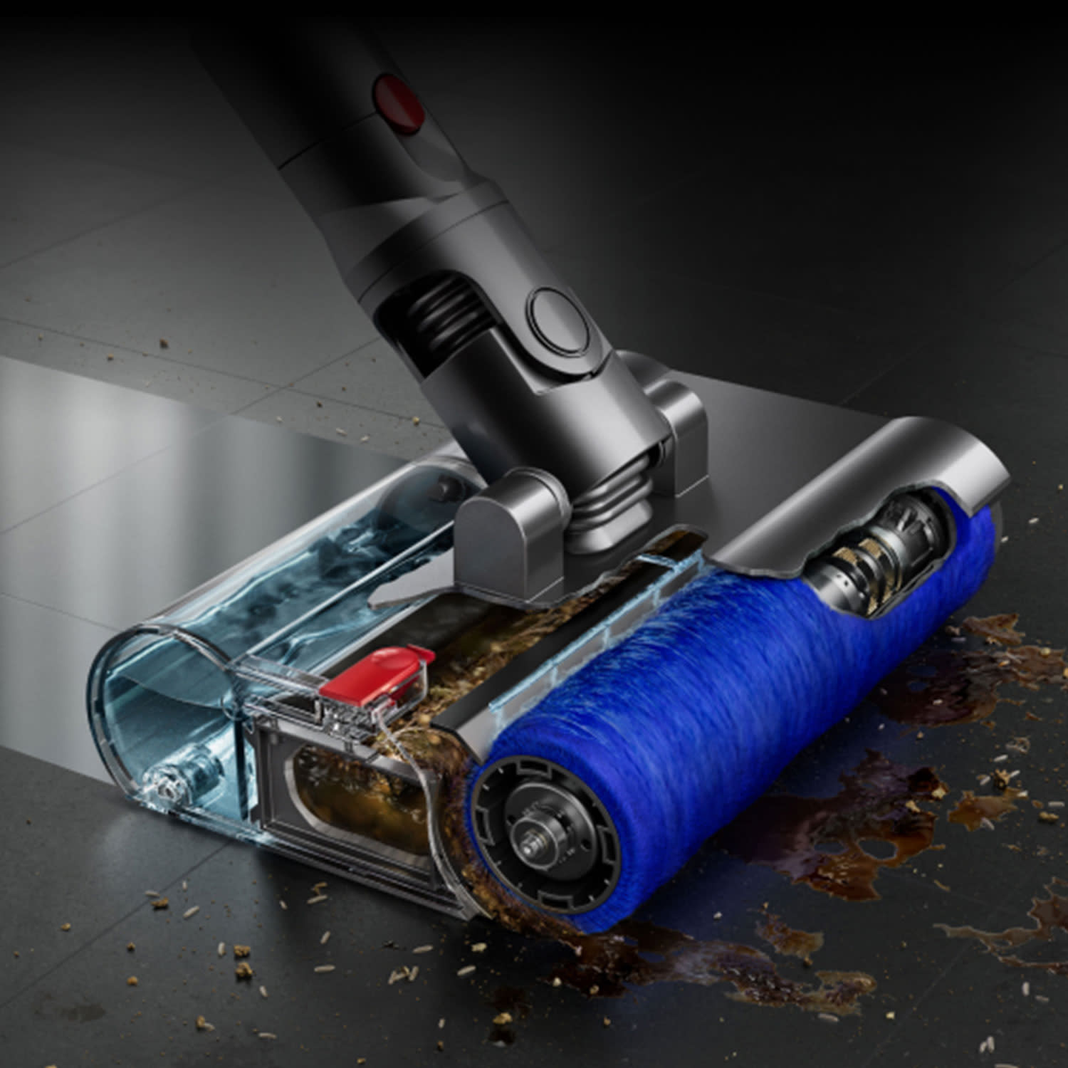 Εικόνα 6 του Dyson Σκούπα Stick Επαναφ/μενη V12s Detect Slim Submarine Yellow/Iron/Nickel