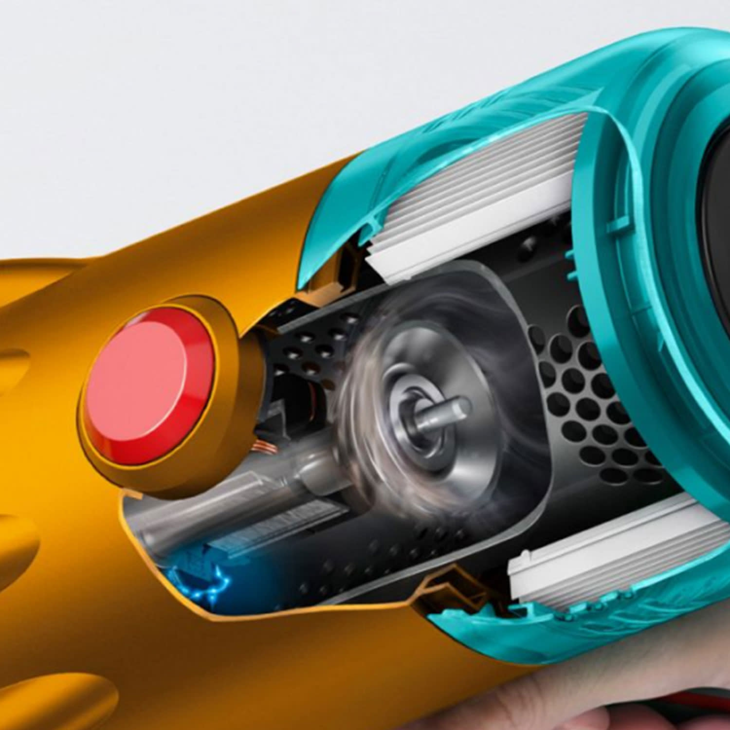 Εικόνα 8 του Dyson Σκούπα Stick Επαναφ/μενη V12s Detect Slim Submarine Yellow/Iron/Nickel