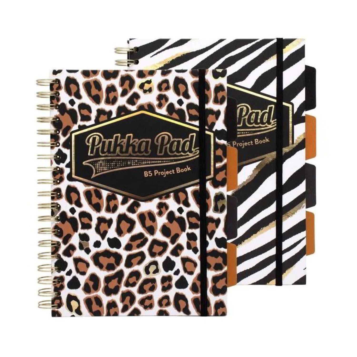 Pukka Τετράδιο Σπιράλ Β5 4 Θεμάτων Wild 100 Φύλλα