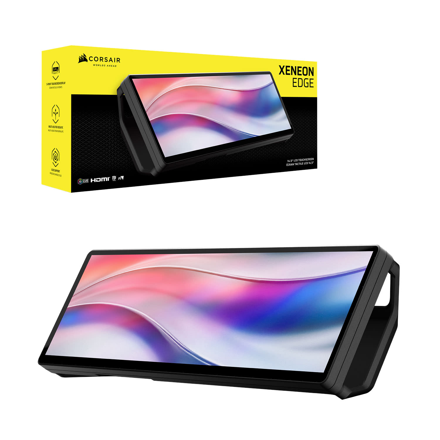 Corsair Xeneon Edge 14.5" LCD Touchscreen Black