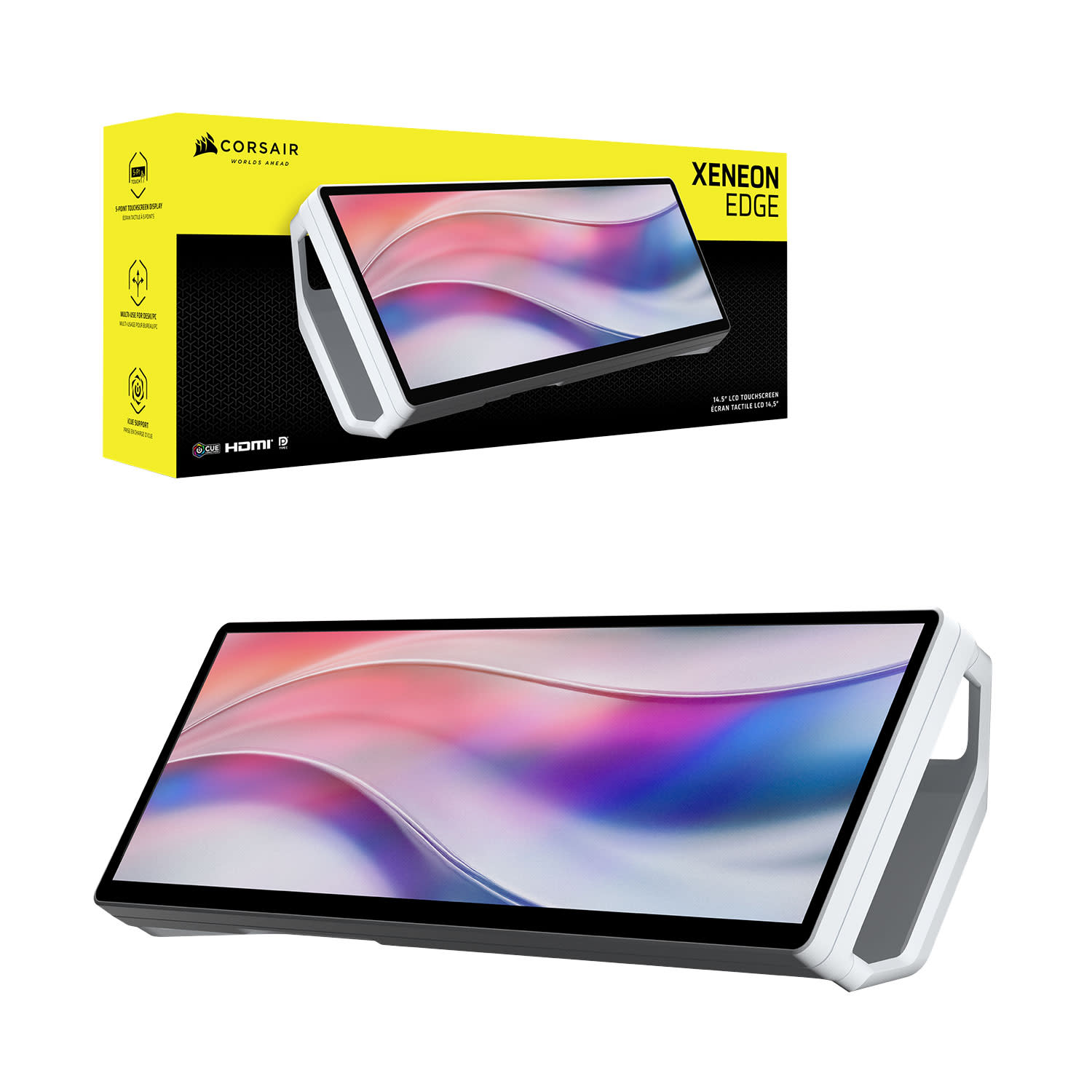 Corsair Xeneon Edge 14.5" LCD Touchscreen White