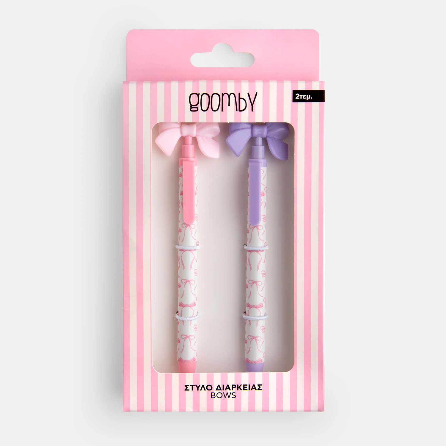 Εικόνα 1 του Goomby Στυλό Διαρκείας Bows Πάχος Μύτης 1.0mm 2τεμ.