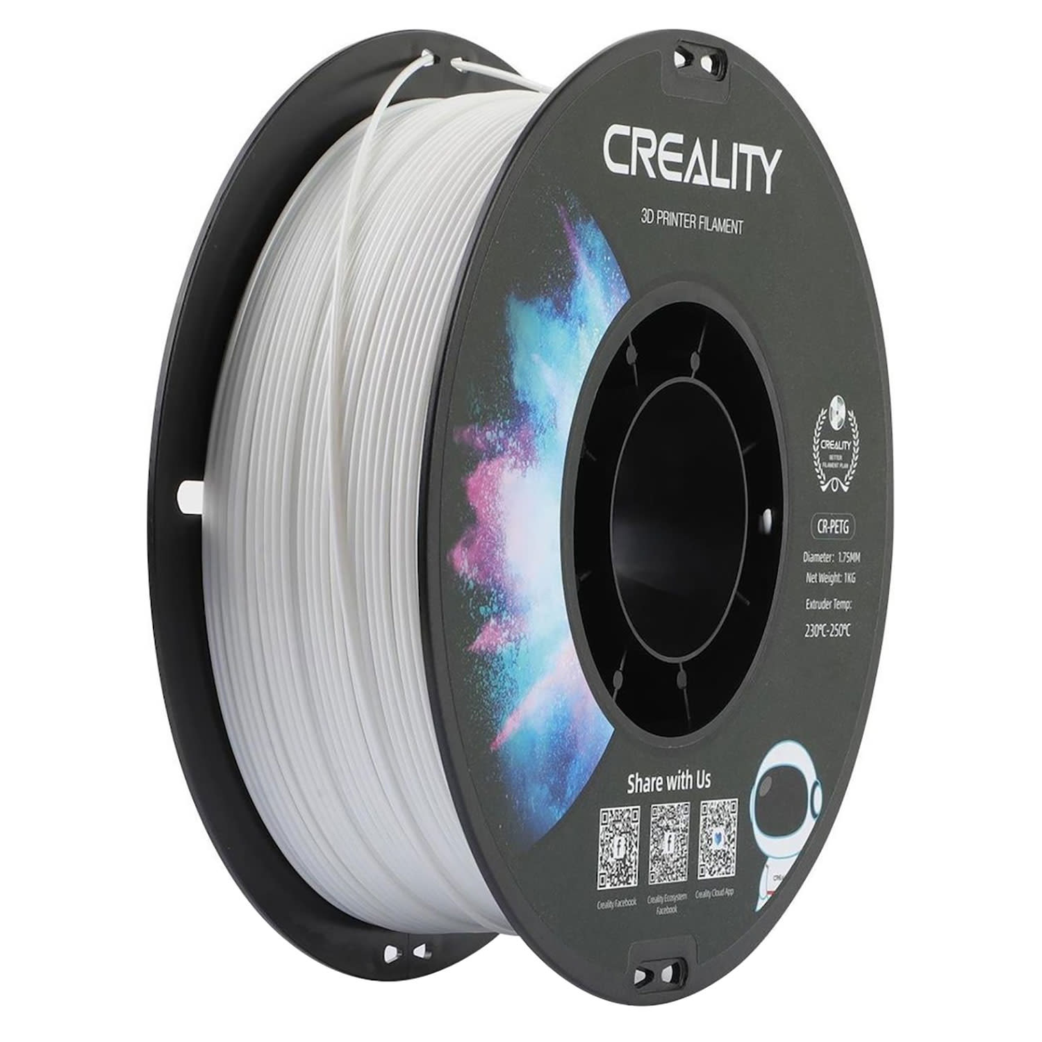 Creality 3D Filament CR-PETG 1,75mm Λευκό