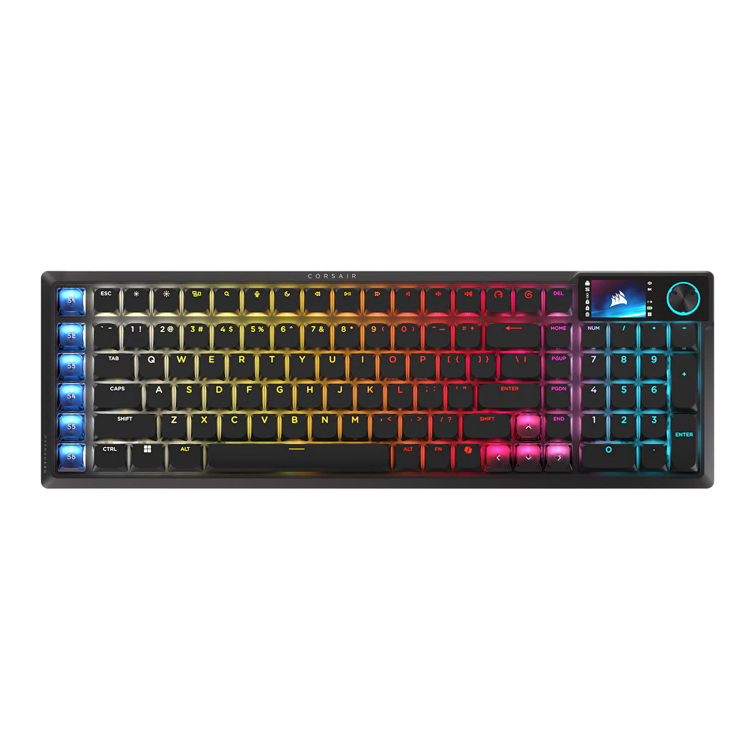 Corsair Πληκτρολόγιο Vanguard 99 AIR LCD Wireless (RGB, OPX)