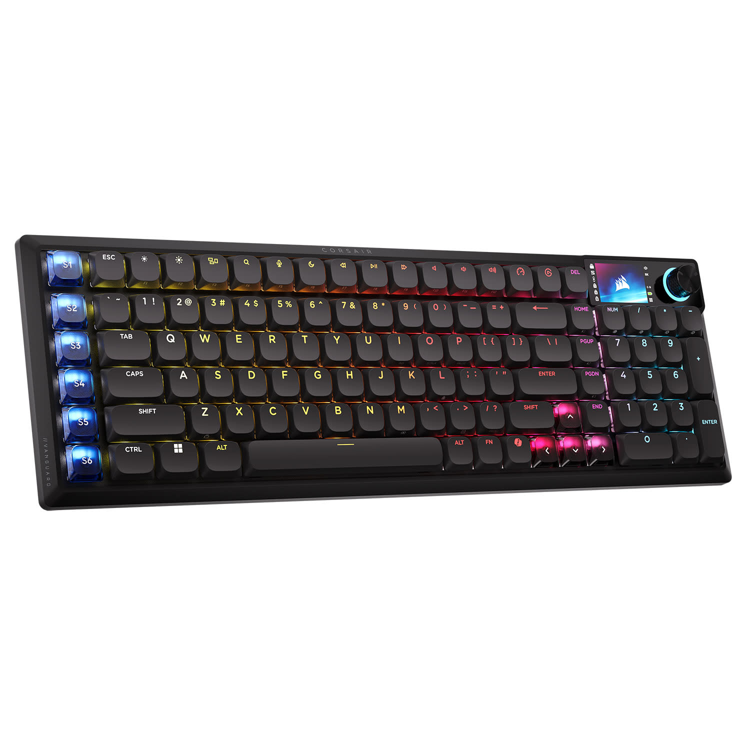 Εικόνα 3 του Corsair Πληκτρολόγιο Vanguard 99 AIR LCD Wireless (RGB, OPX)