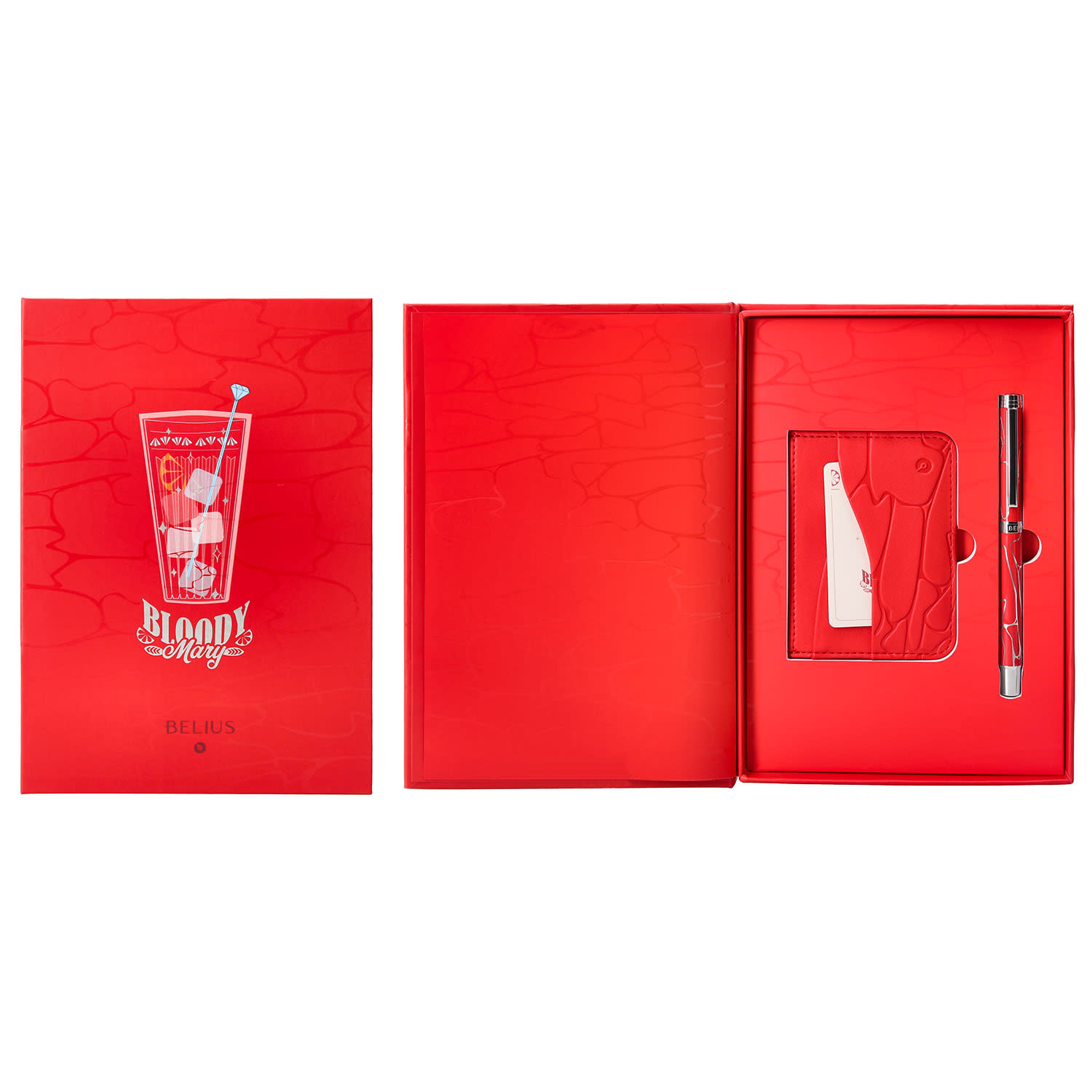 Belius Στυλό Διαρκείας Cocktails Bloody Mary Πάχος Μύτης 1.0mm