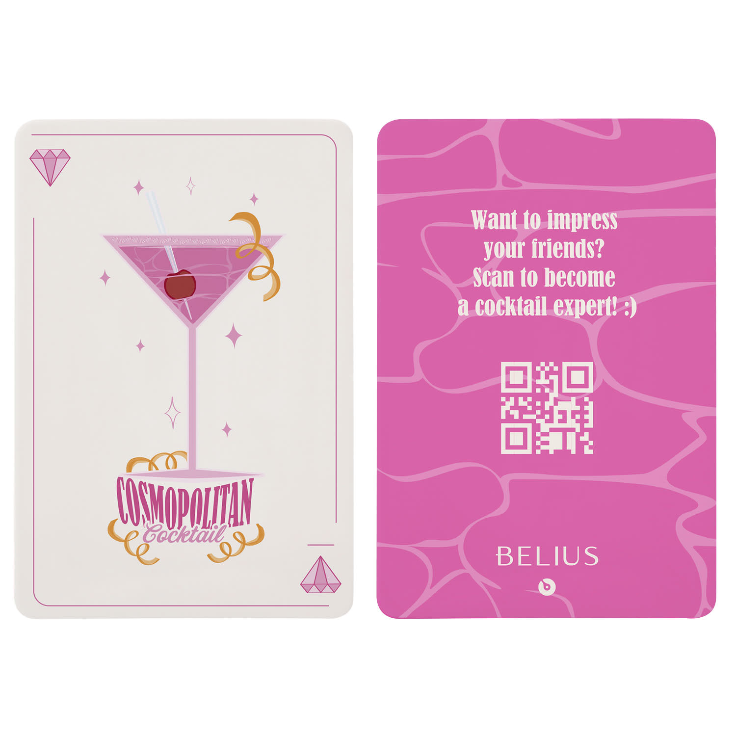 Εικόνα 4 του Belius Στυλό Διαρκείας Cocktails Cosmopolitan Πάχος Μύτης 1.0mm