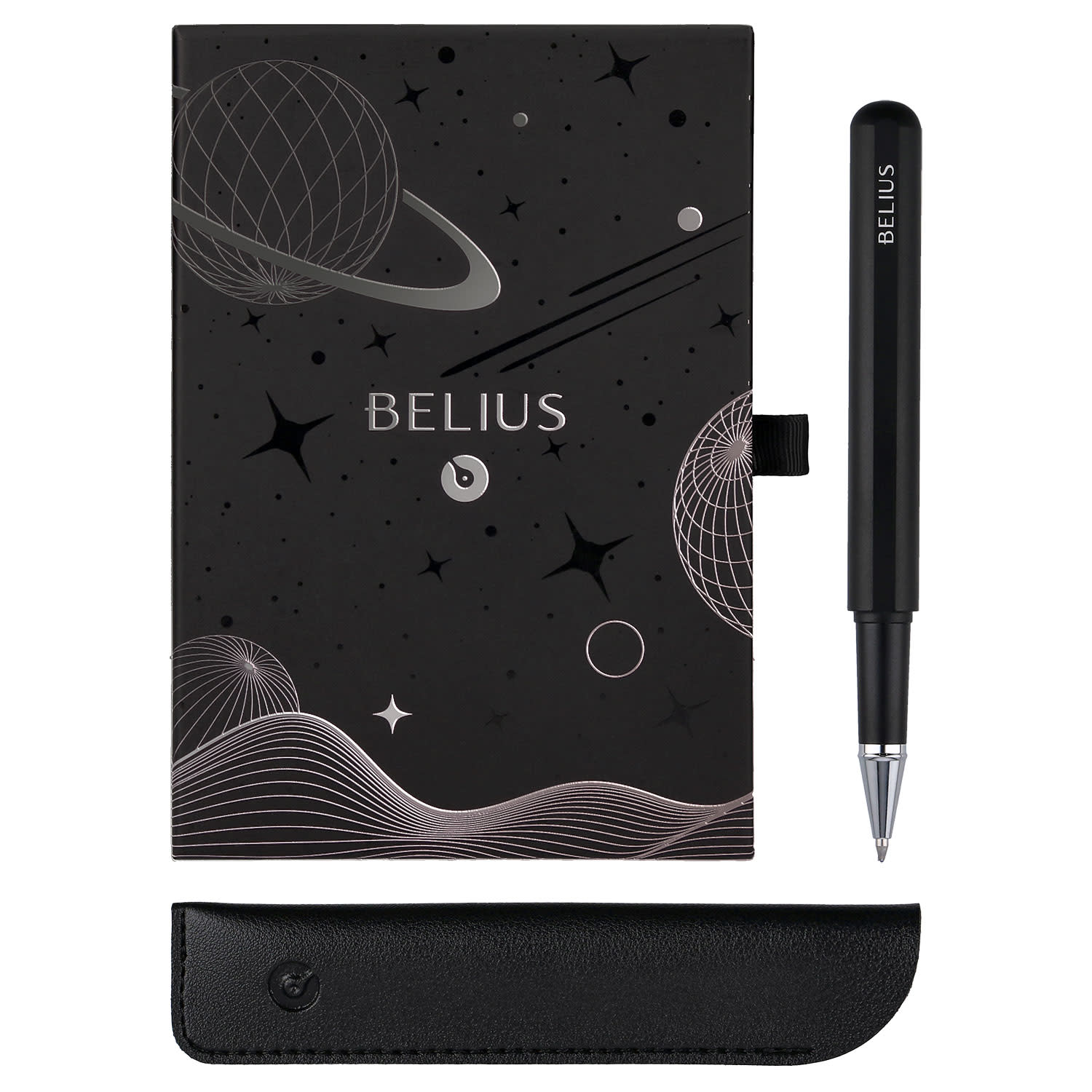 Belius Στυλό Υγρής Μελάνης Space B & Θήκη Πάχος Μύτης 0.7mm