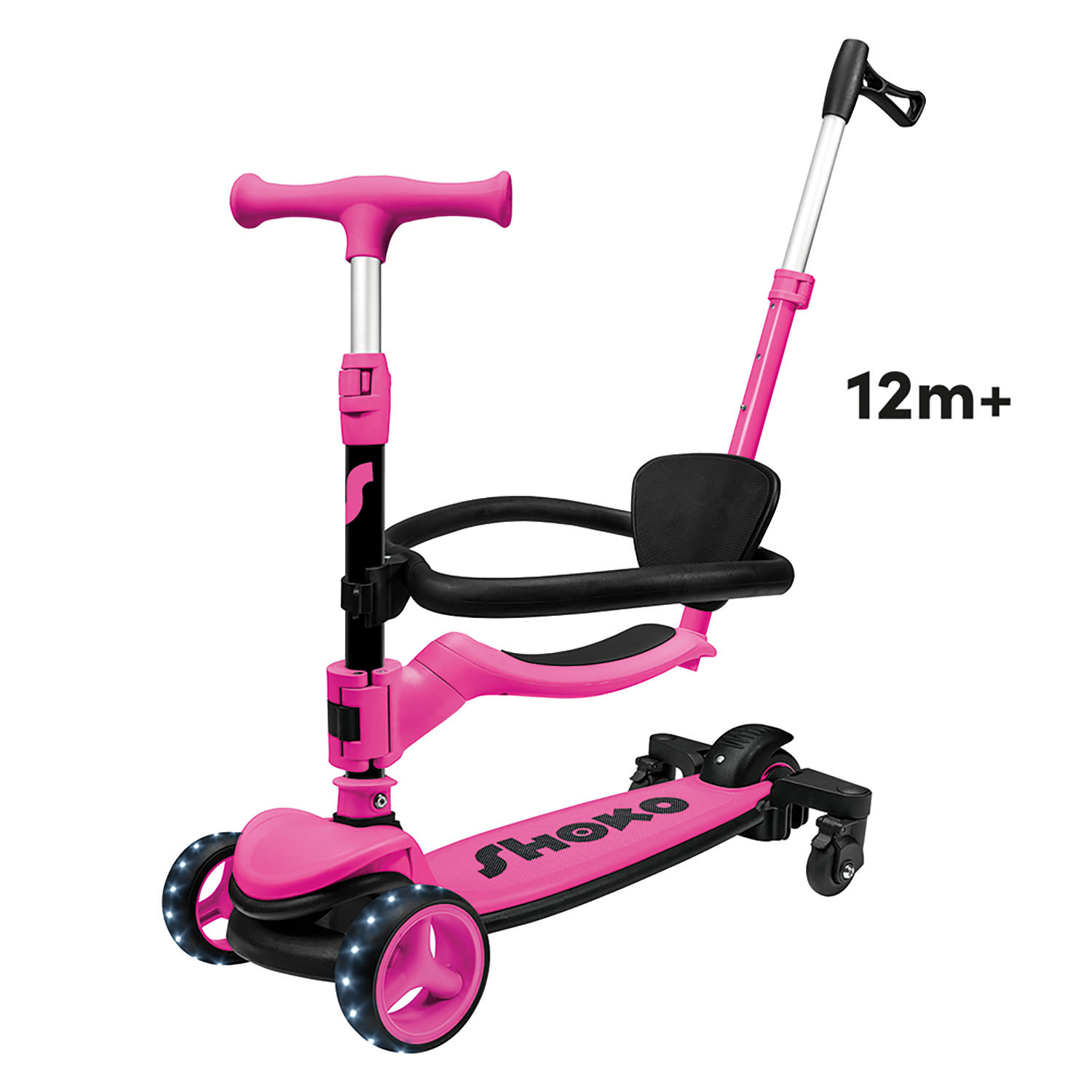 Εικόνα 3 του AS Πατίνι Shoko Scooter Prime 4 In 1 Plus Ροζ