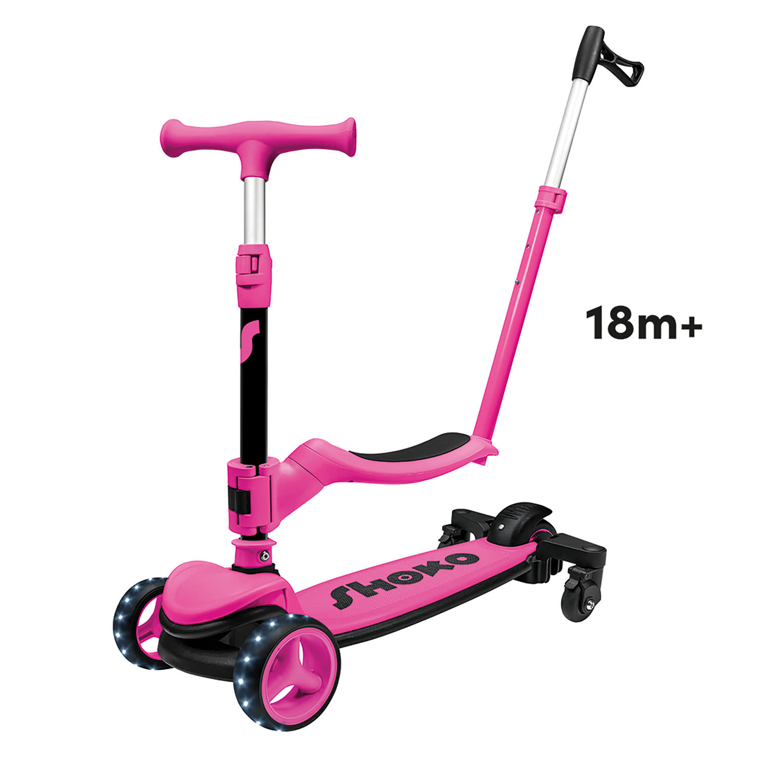 Εικόνα 4 του AS Πατίνι Shoko Scooter Prime 4 In 1 Plus Ροζ