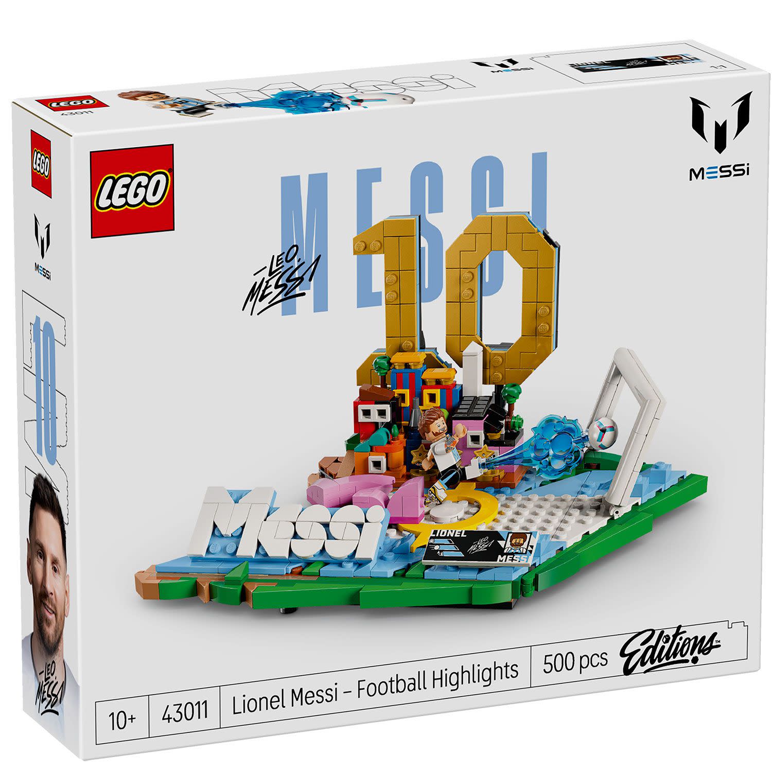 LEGO Editions Lionel Messi Οι Καλύτερες Ποδοσφαιρικές Στιγμές 43011