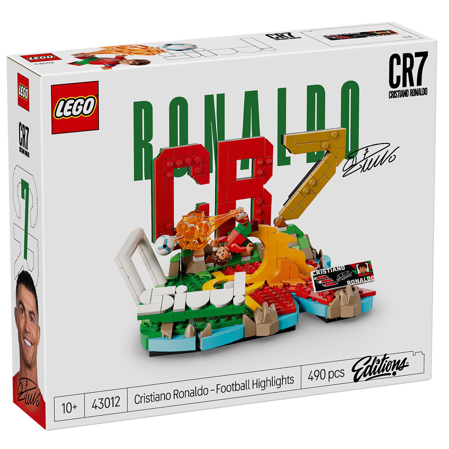 LEGO Editions Cristiano Ronaldo Οι Καλύτερες Ποδοσφαιρικές Στιγμές 43012