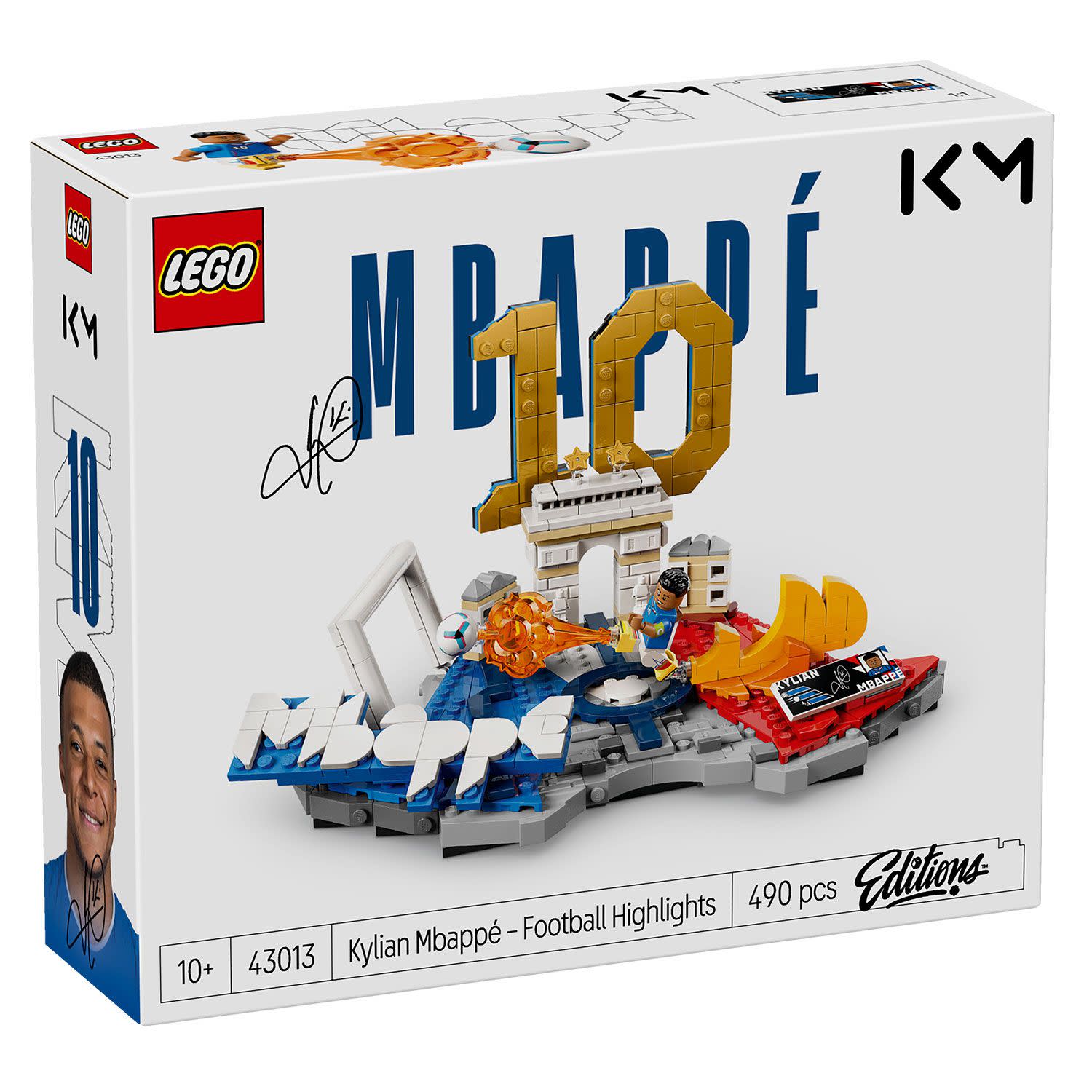 LEGO® Editions Kylian Mbappé Οι Καλύτερες Ποδοσφαιρικές Στιγμές 43013