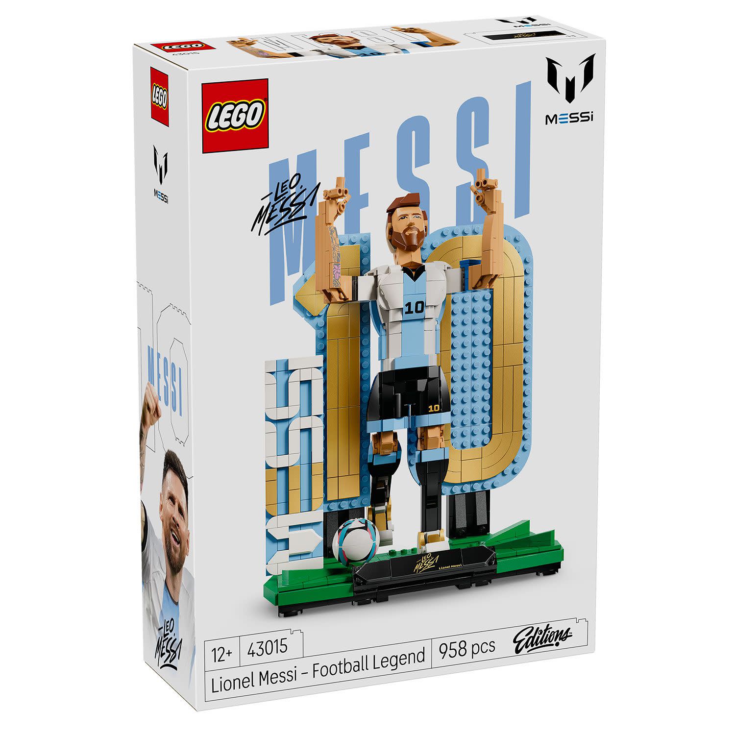 LEGO Editions Lionel Messi Θρύλος του Ποδοσφαίρου 43015