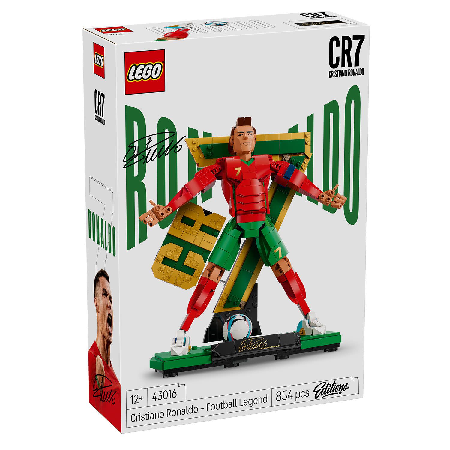 LEGO Editions Cristiano Ronaldo Θρύλος του Ποδοσφαίρου 43016