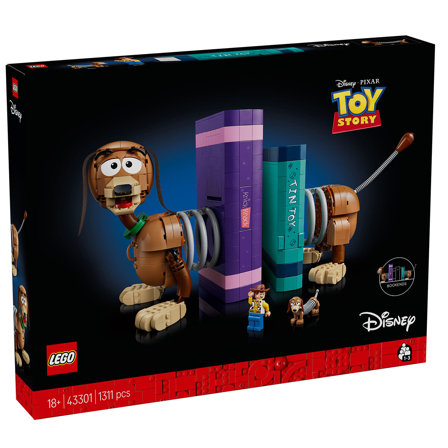 LEGO Disney Βιβλιοστάτες Σούστας Toy Story 43301