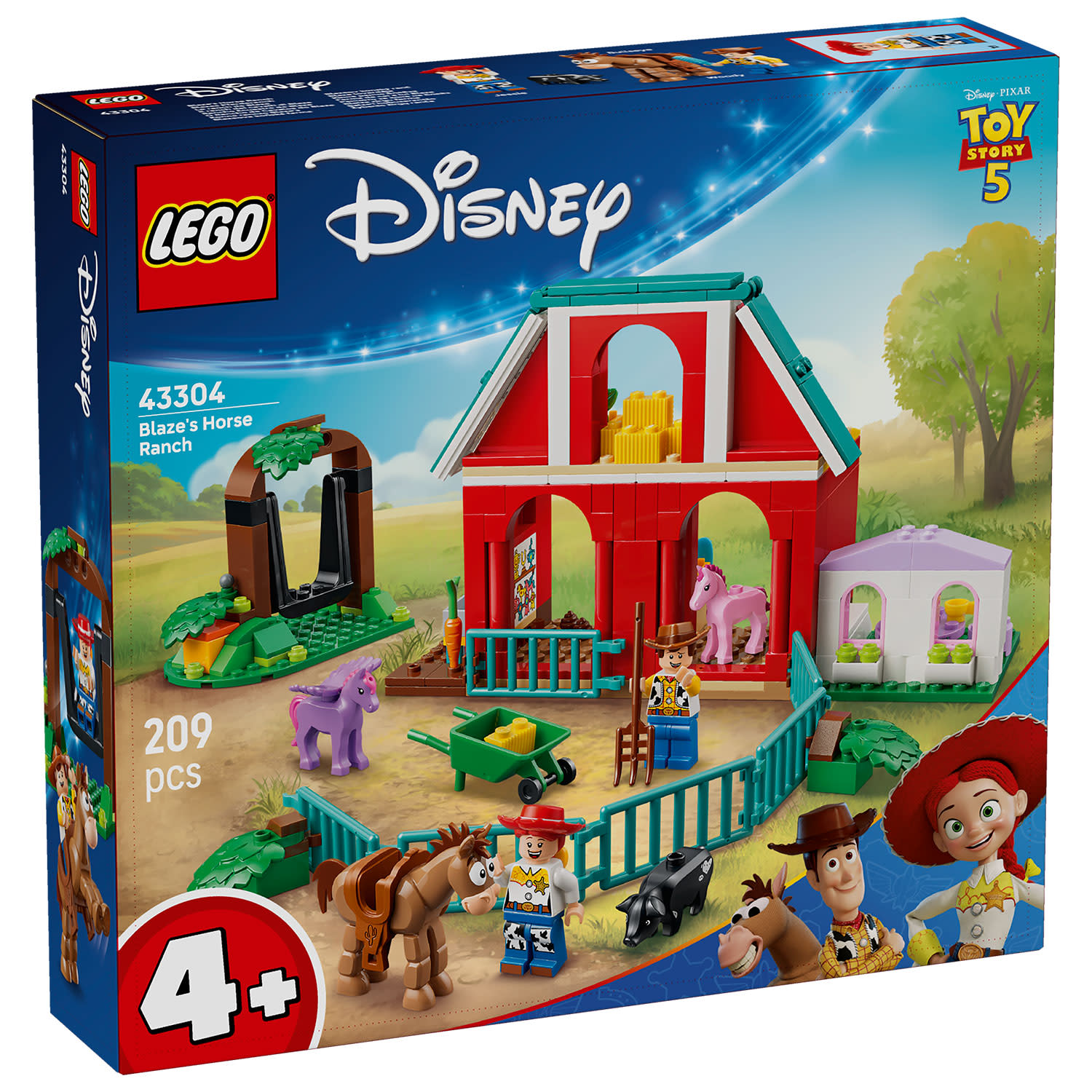 LEGO Disney Ράντσο Αλόγων του Μπλέιζ 43304