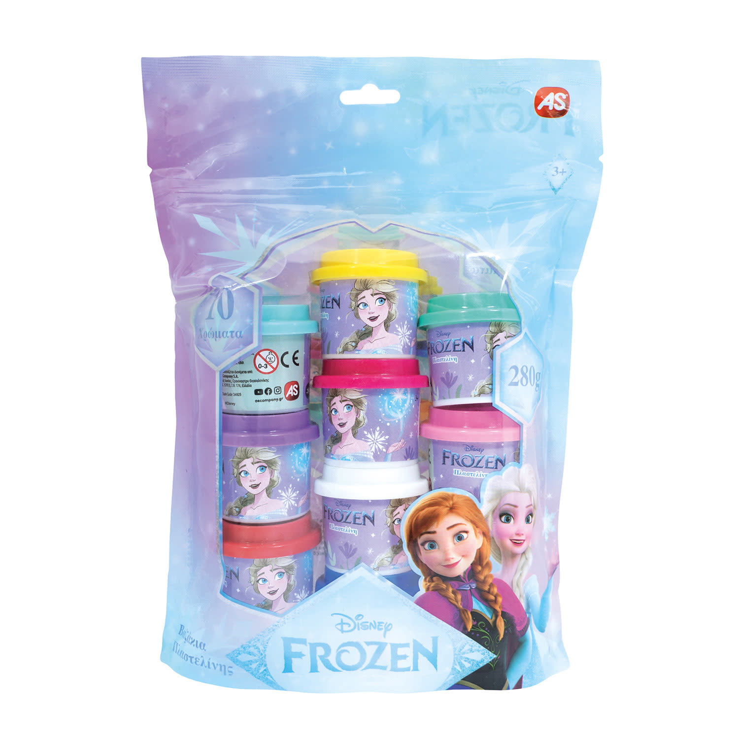 Εικόνα 1 του AS 10 Βαζάκια Πλαστελίνης Frozen