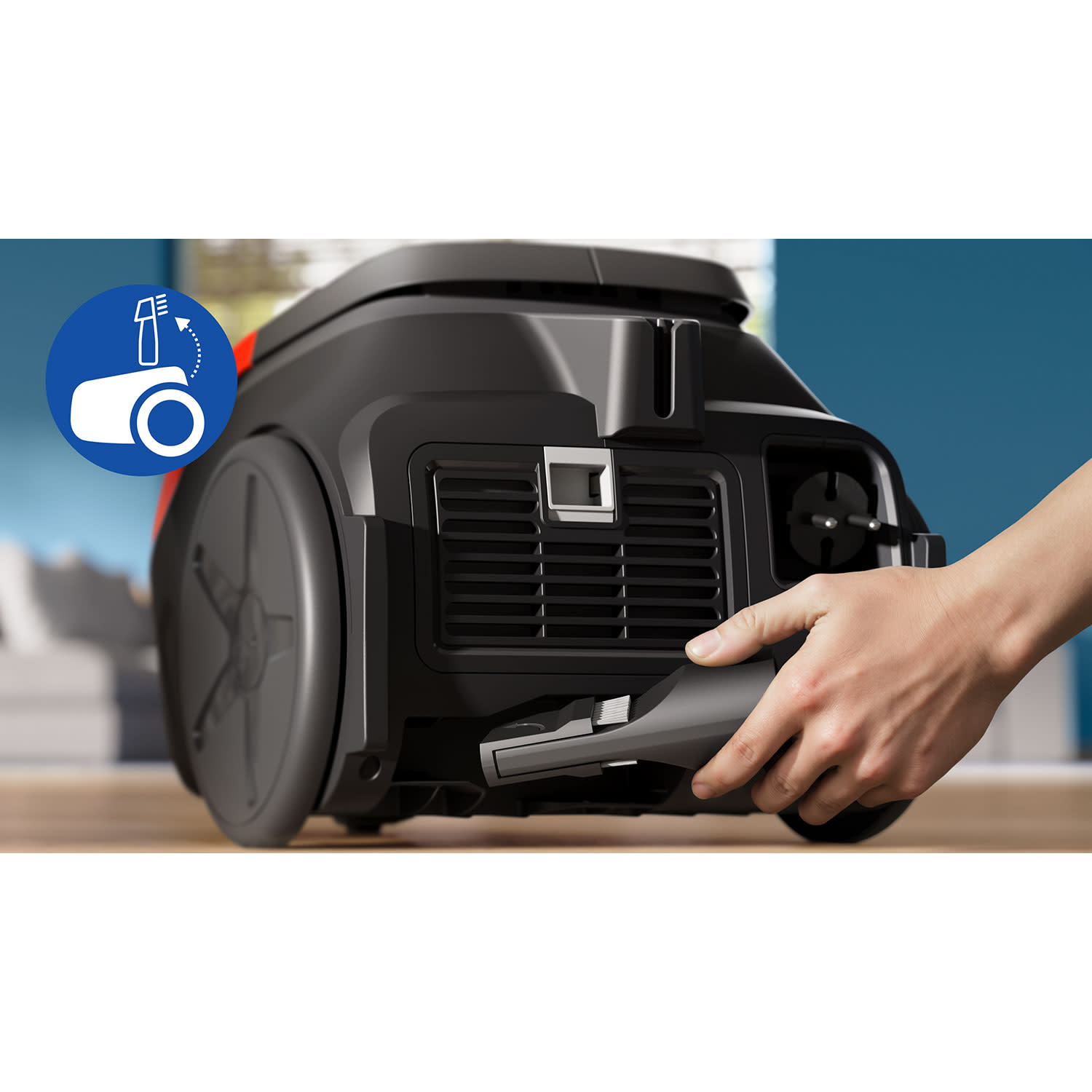 Εικόνα 5 του Philips Σκούπα Με Σακούλα XD1111/10 1000