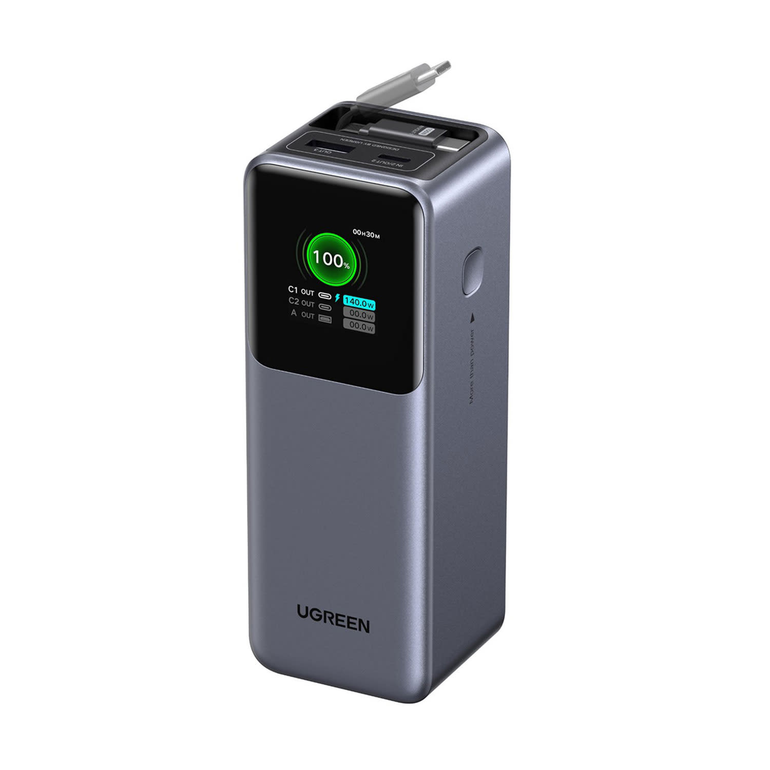 Εικόνα 1 του Ugreen Powerbank PD 20000 mAh 3 Θέσεων 165W Γκρι