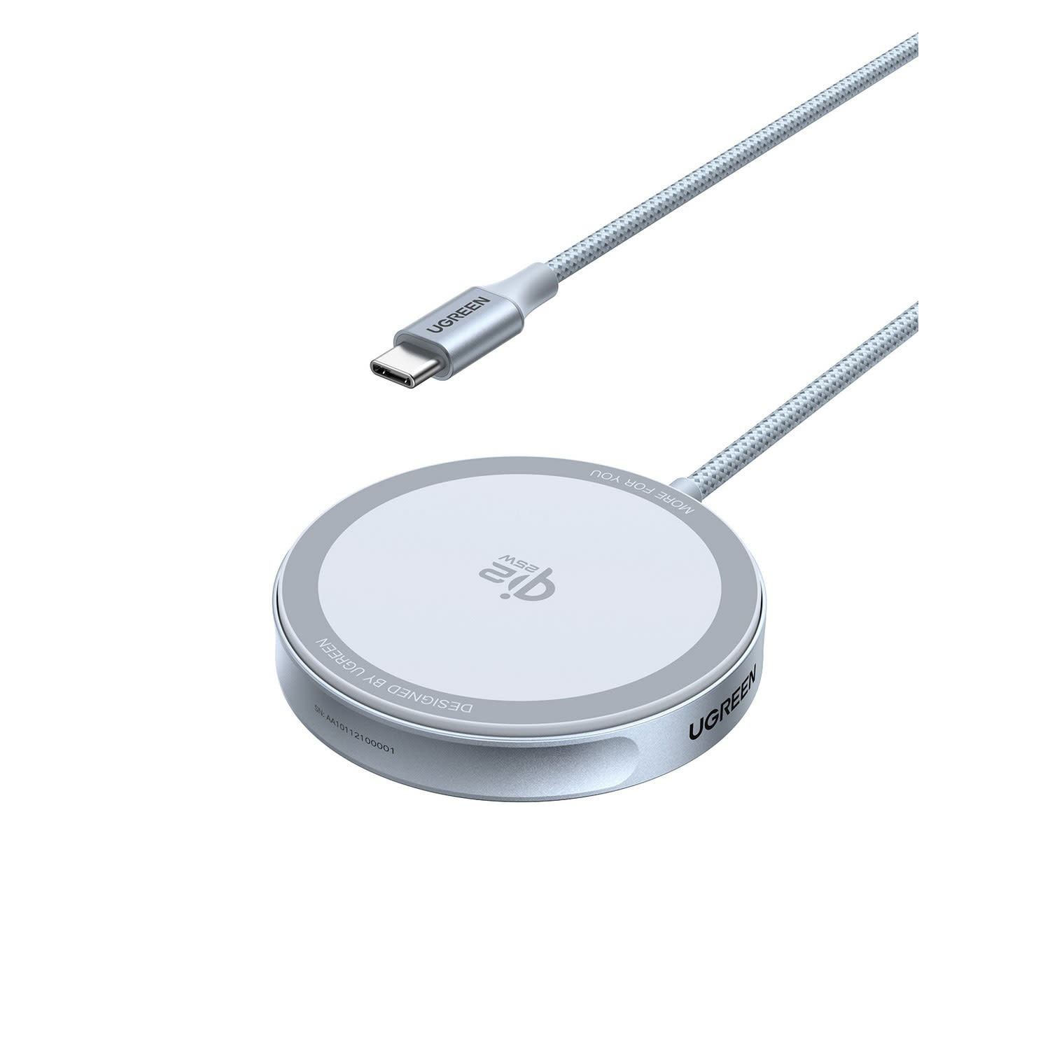 Εικόνα 3 του Ugreen Ασύρματος Φορτιστής 1 Θέσης Γκρι