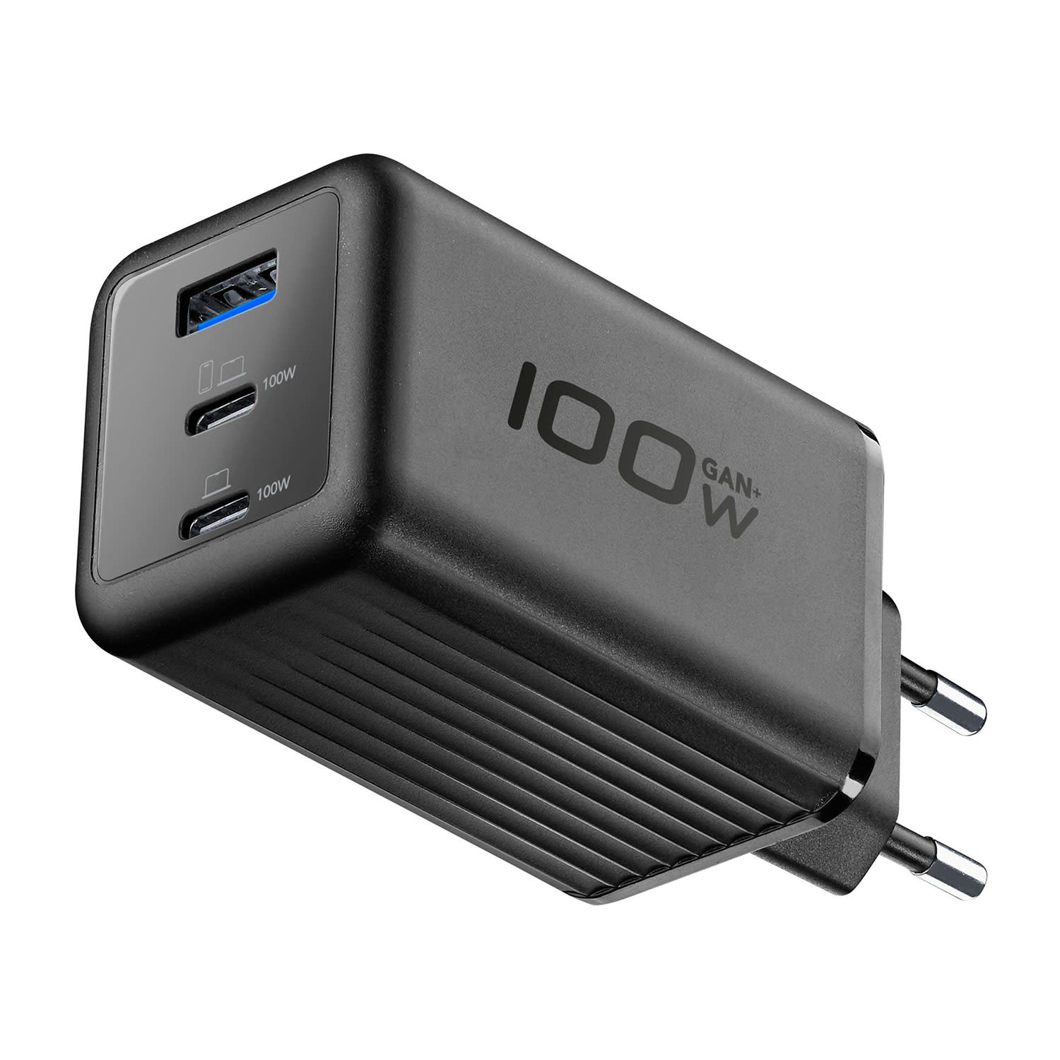 Cellularline Φορτιστής GaN+ 3 Θέσεων 100W Μαύρο