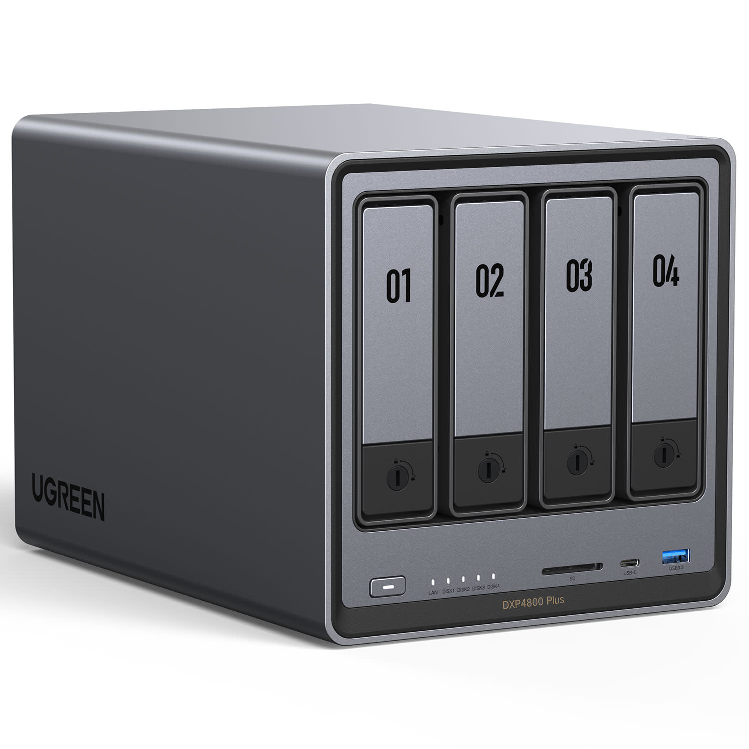 Κάνε κλικ για να δεις την εικόνα 4 του Ugreen DXP4800 Plus NAS & 2x 6TB WD HDD Red Plus