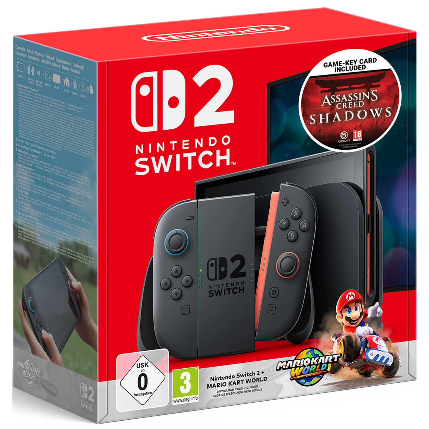 Nintendo Switch 2 Mario Kart World + Assassin's Creed Shadows