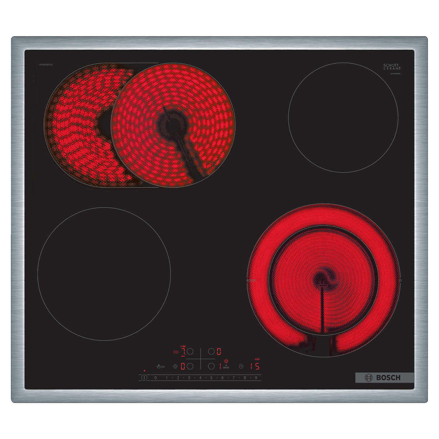 Bosch PKN645FP2E Εστίες Κεραμικές