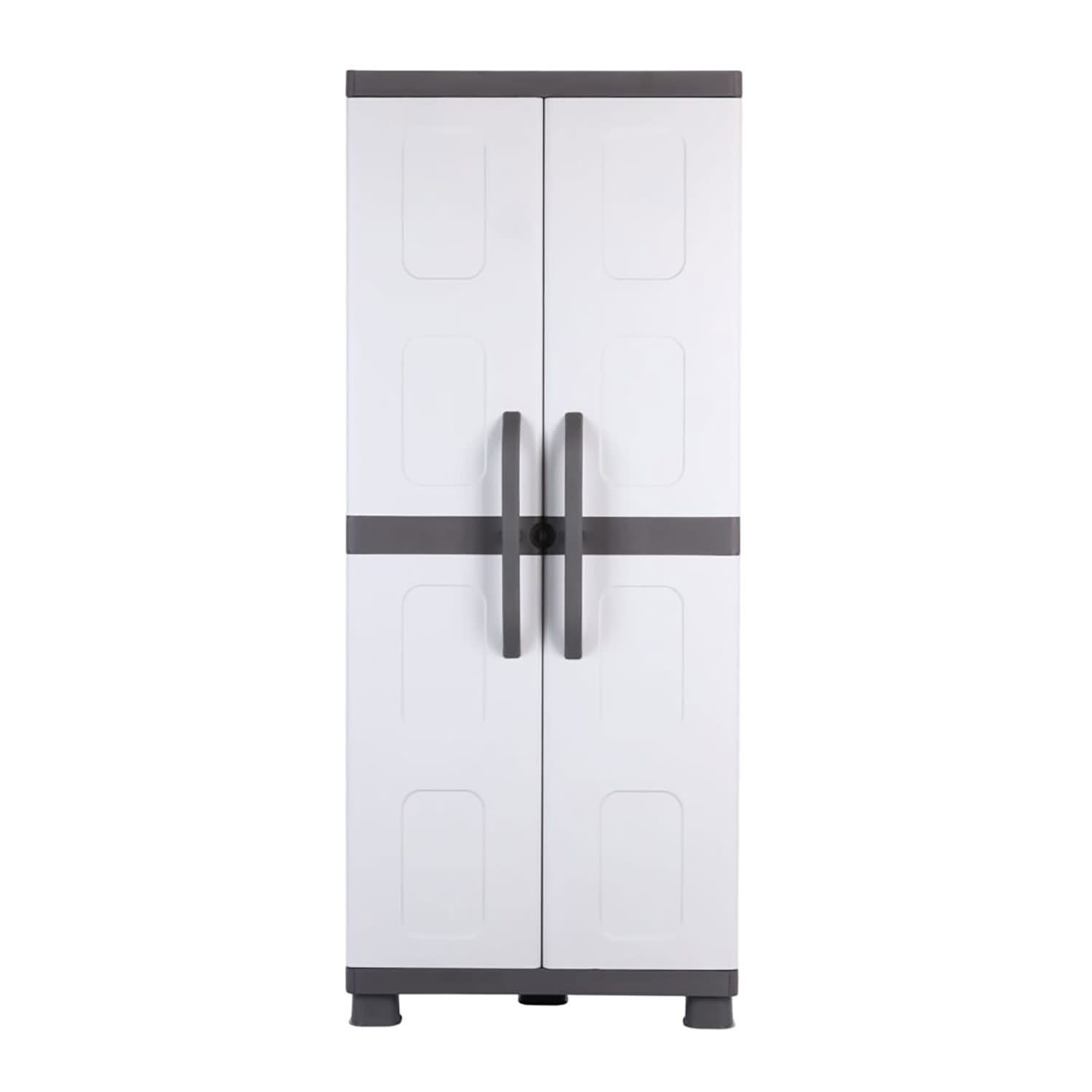 Πλαστική Ντουλάπα 2 Φύλλων με Χώρισμα Άρια 177x73x44 cm