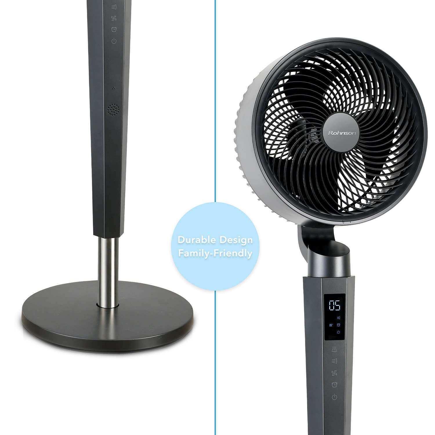 Κάνε κλικ για να δεις την εικόνα 3 του Rohnson Air Circυlator R-8550