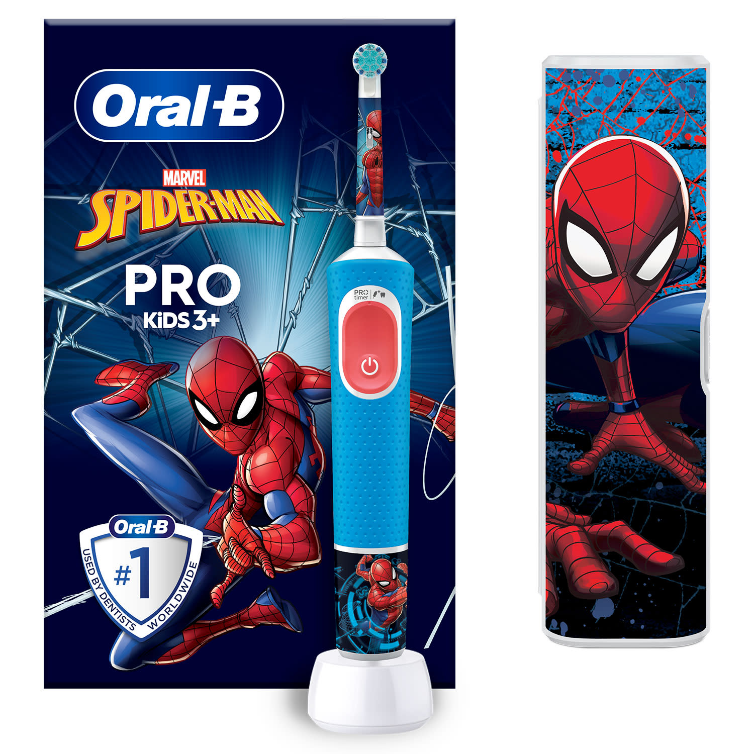 Εικόνα 4 του Λαμπάδα Oral - B Οδοντόβουρτσα Vitality Pro Kids Spiderman