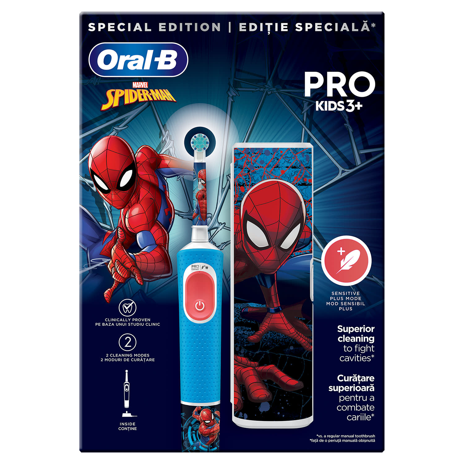 Εικόνα 5 του Λαμπάδα Oral - B Οδοντόβουρτσα Vitality Pro Kids Spiderman