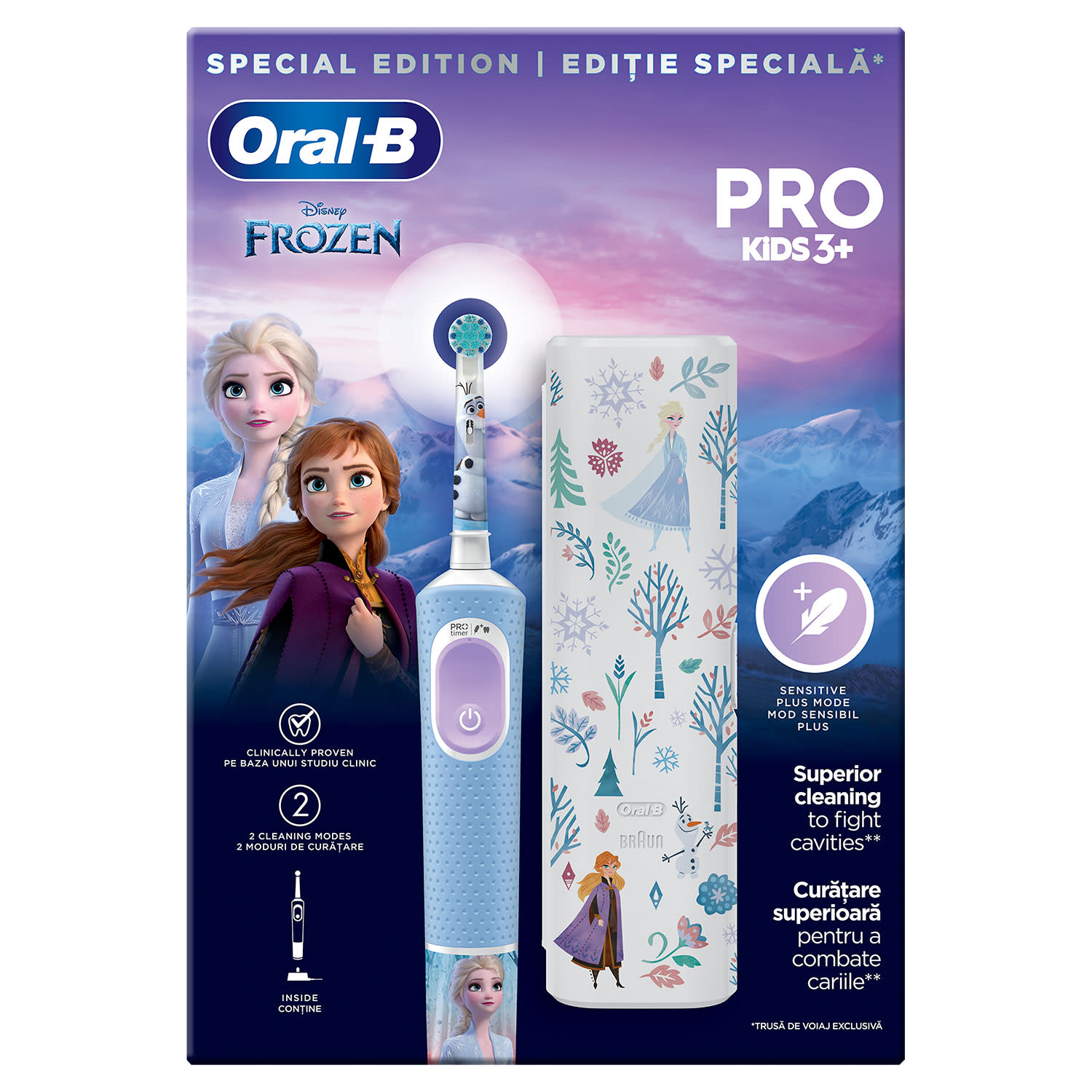 Εικόνα 4 του Λαμπάδα Oral - B Οδοντόβουρτσα Vitality Pro Kids Frozen