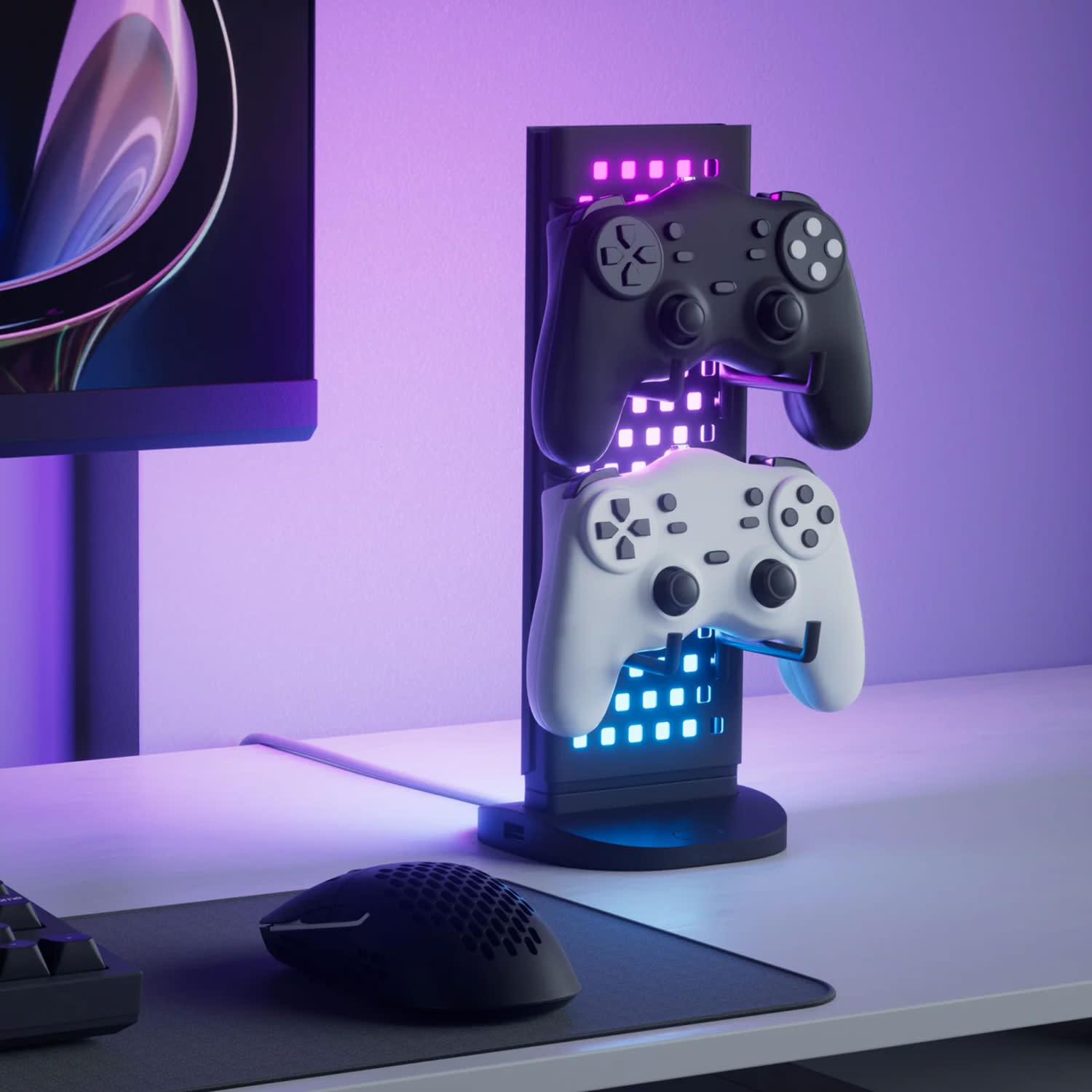 Εικόνα 2 του Nanoleaf Pegboard USB Dock Black