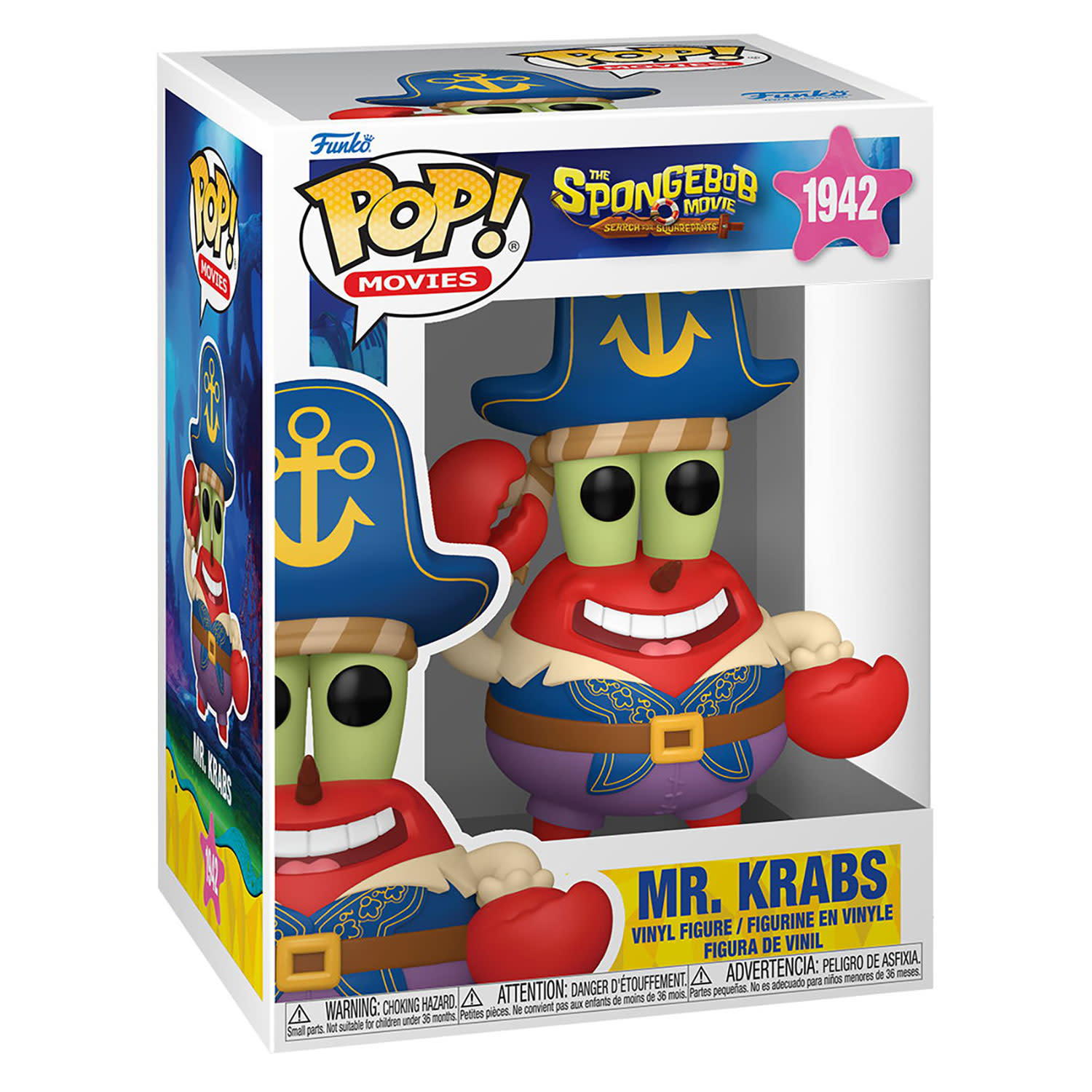 Funko Pop! Movies: Mr. Krabs (Pirate) #1942