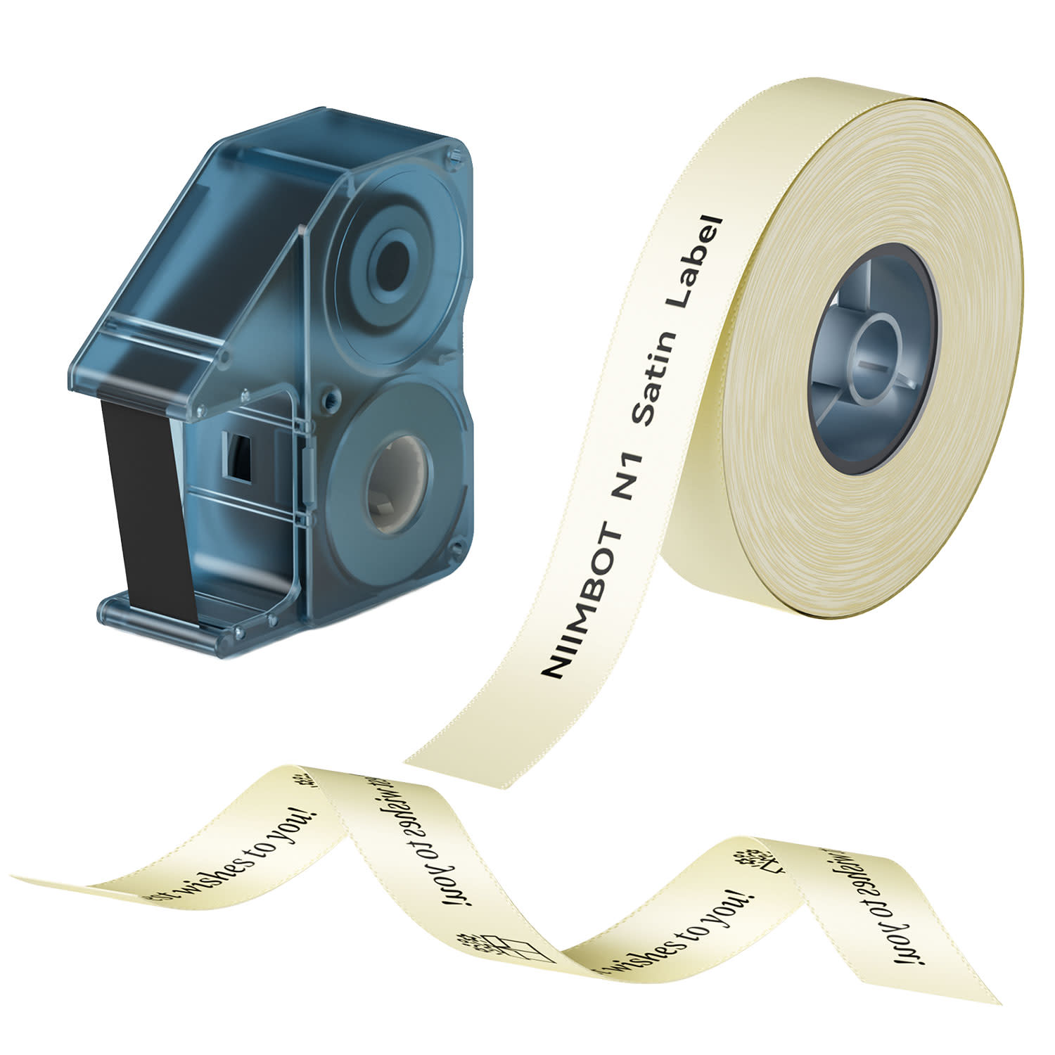 Niimbot Μπεζ Υφασμάτινη Κορδέλα 14mm x 5,1m Ρολό
