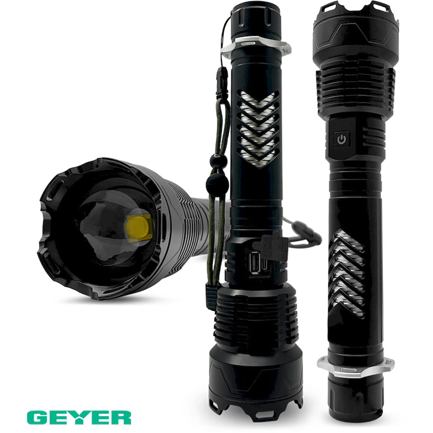 Εικόνα 3 του Geyer Επαναφορτιζόμενος LED Φακός 30W