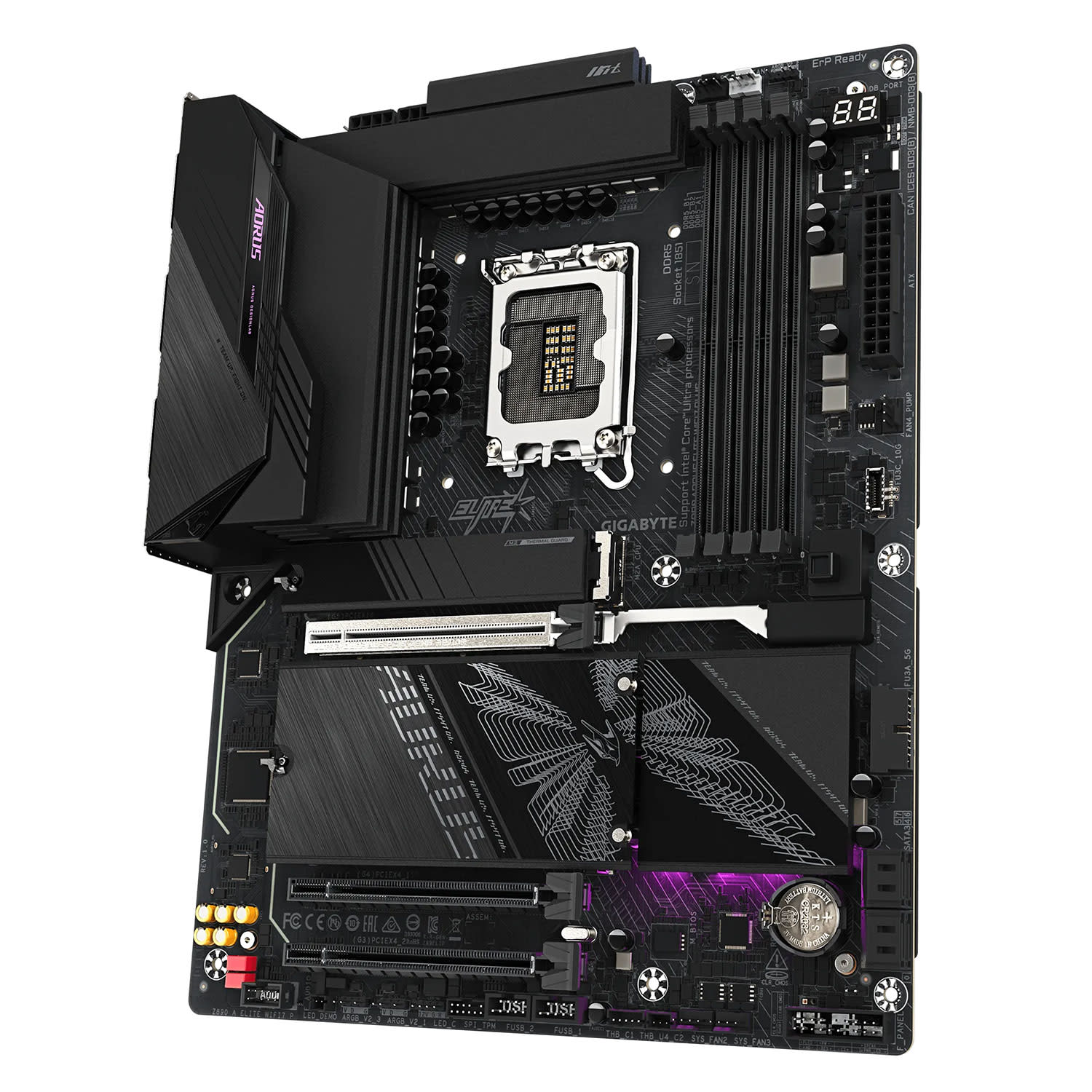 Κάνε κλικ για να δεις την εικόνα 4 του Gigabyte Motherboard Z890 Aorus Elite WIFI7 Plus (Z890/1851/DDR5)