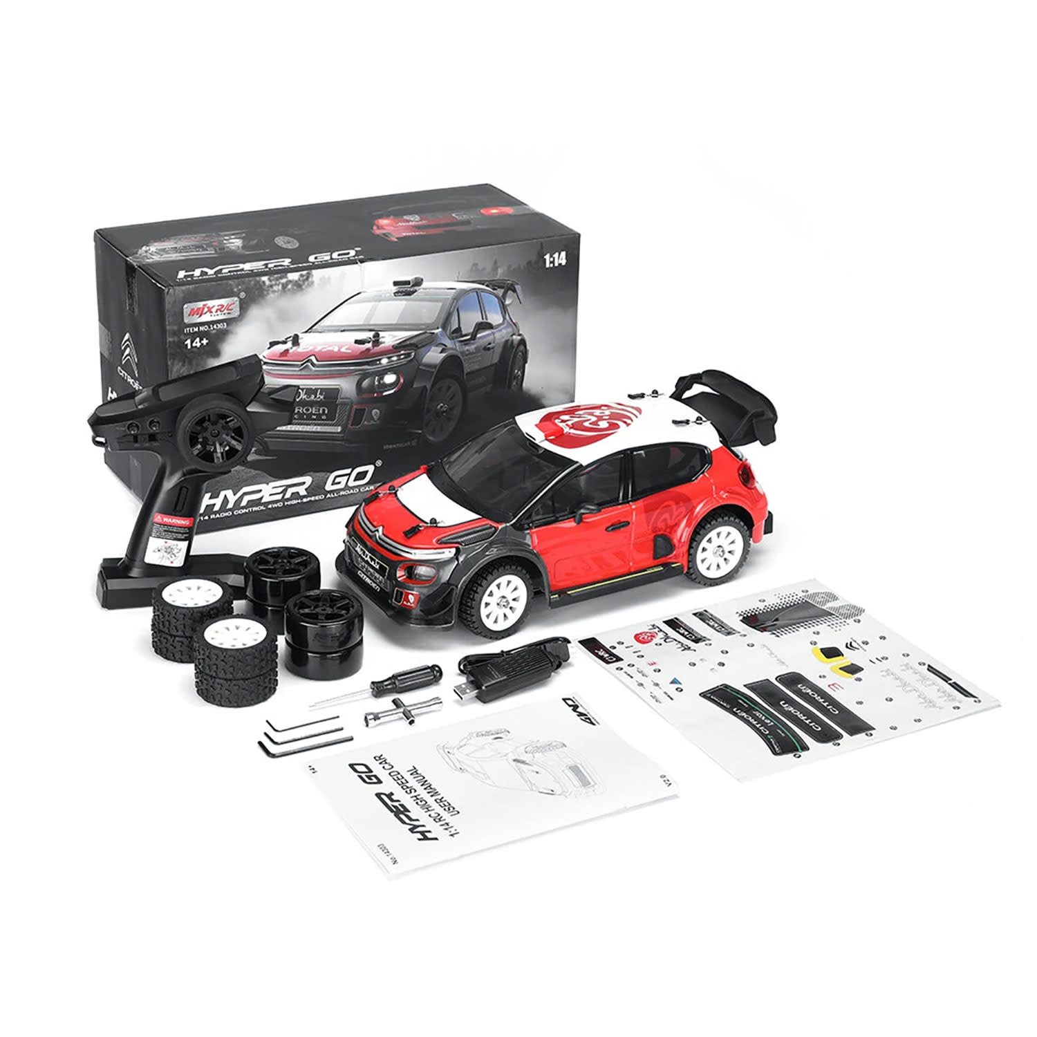 Εικόνα 4 του MJX Hyper GO 14303 1/14 Citroen C3 4WD RTR