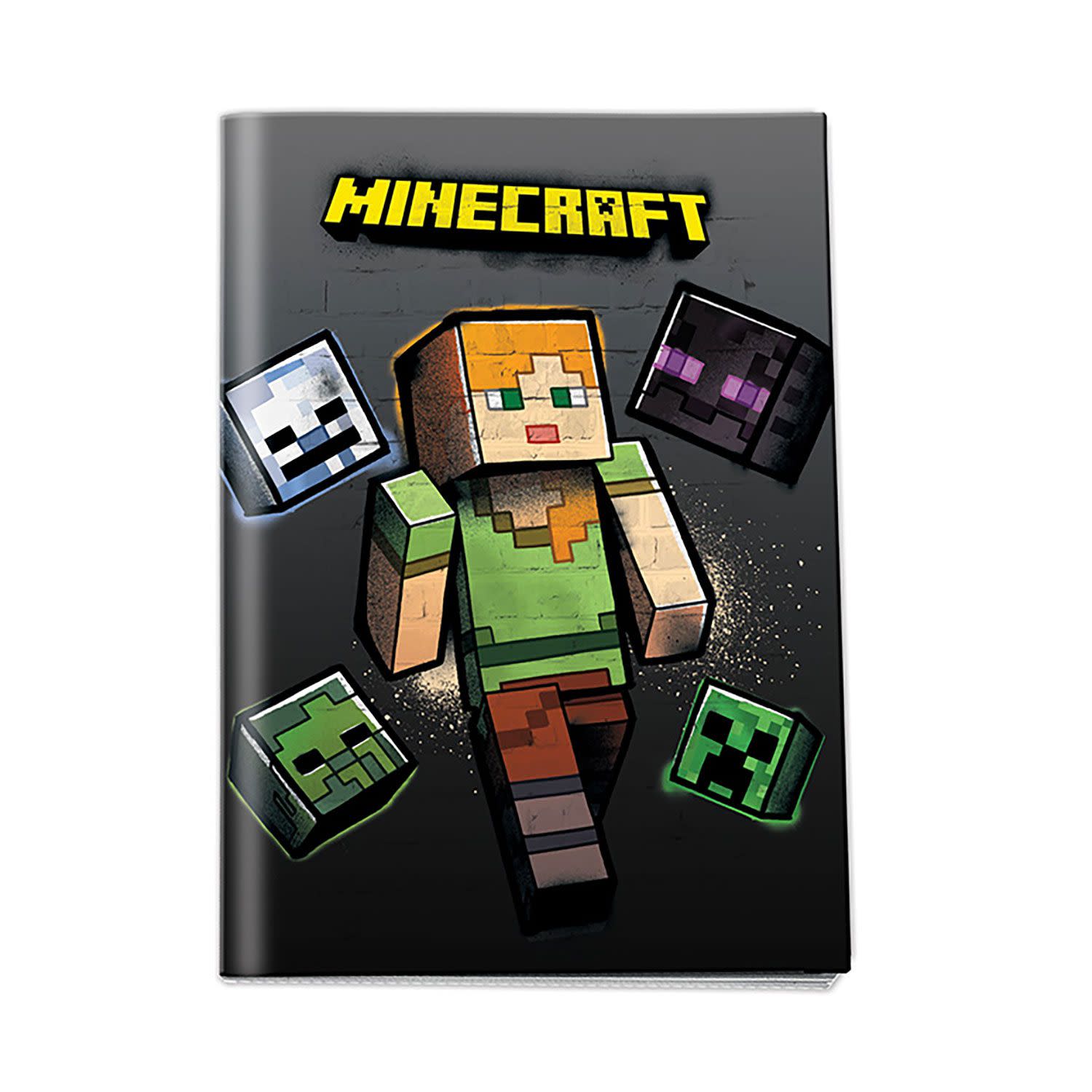 Graffiti Τετράδιο Ριγέ 17Χ25 Minecraft 40 Φύλλων