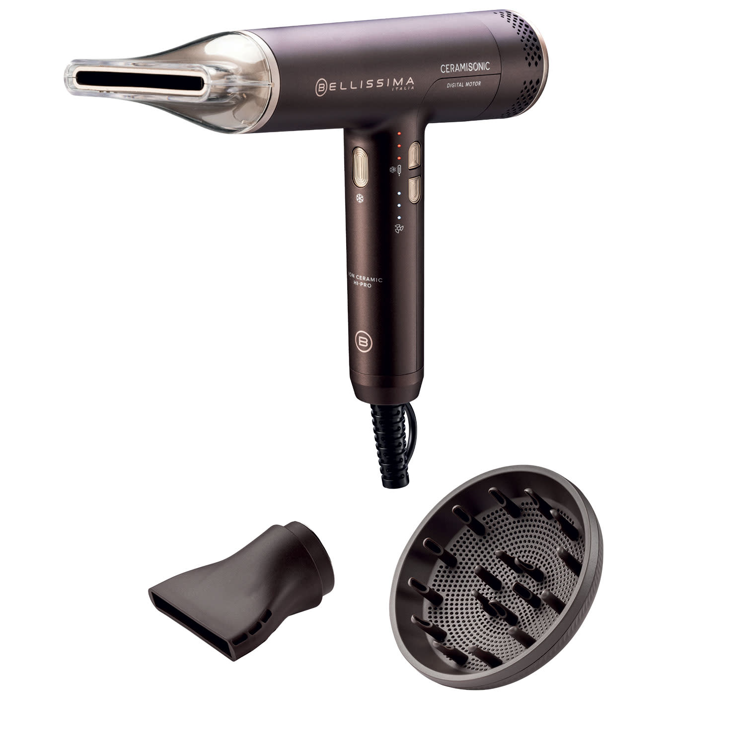 Bellissima Σεσουάρ Ceramisonic Digital Μοτέρ