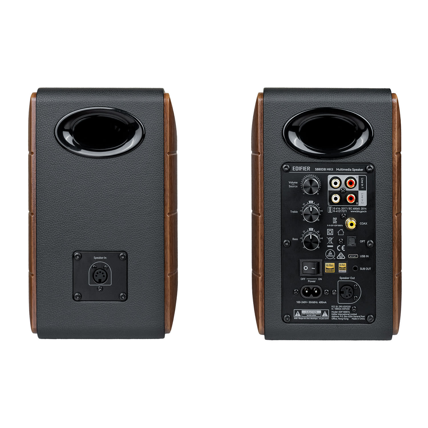 Κάνε κλικ για να δεις την εικόνα 5 του Edifier Speaker S880DB MKII Walnut