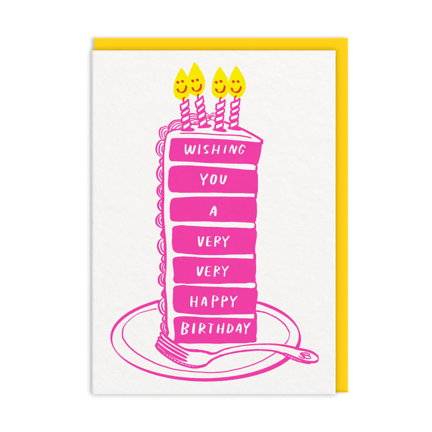 Ohh Deer Ευχετήρια Κάρτα Birthday Cake Slice