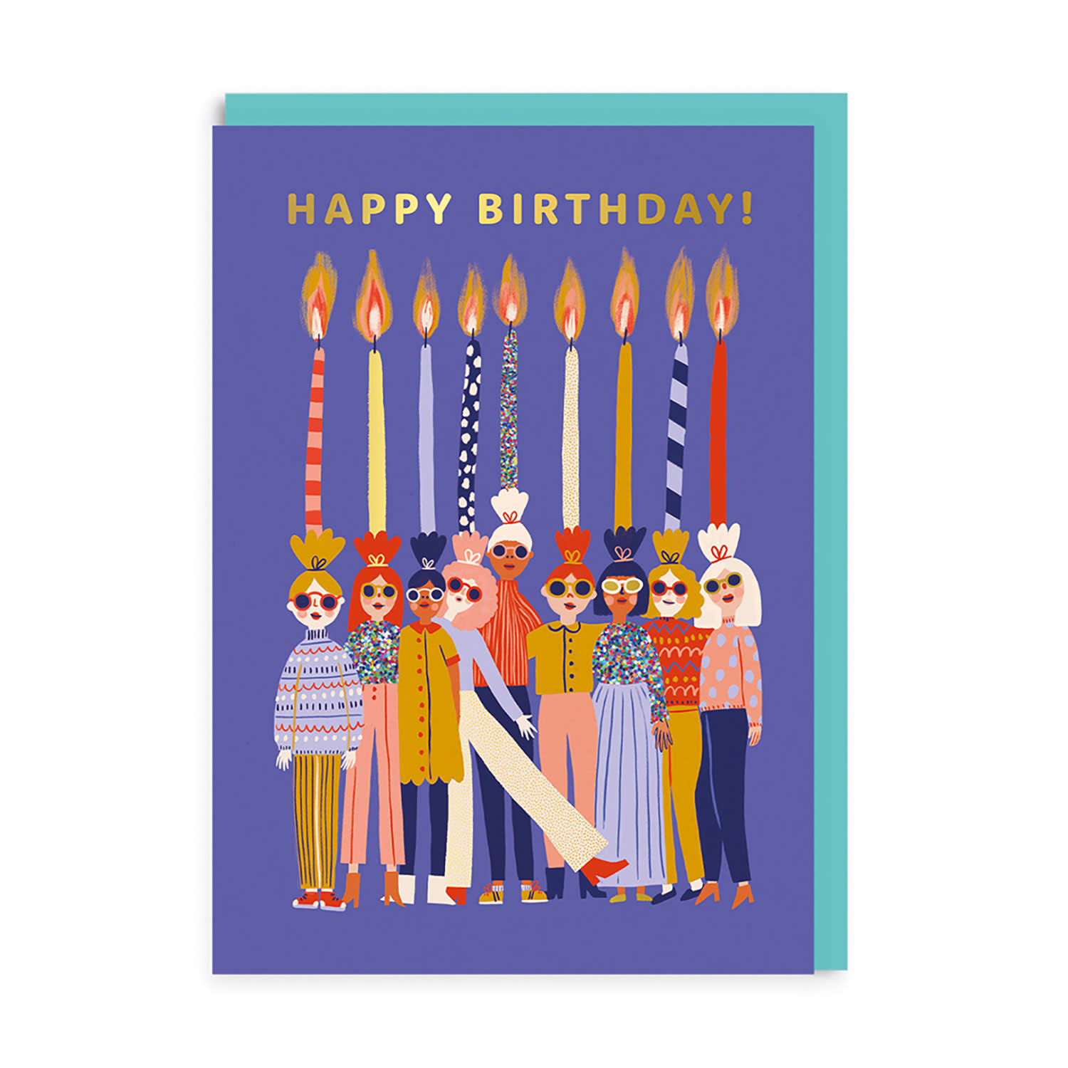 Ohh Deer Ευχετήρια Κάρτα Hbd Candle Ladies