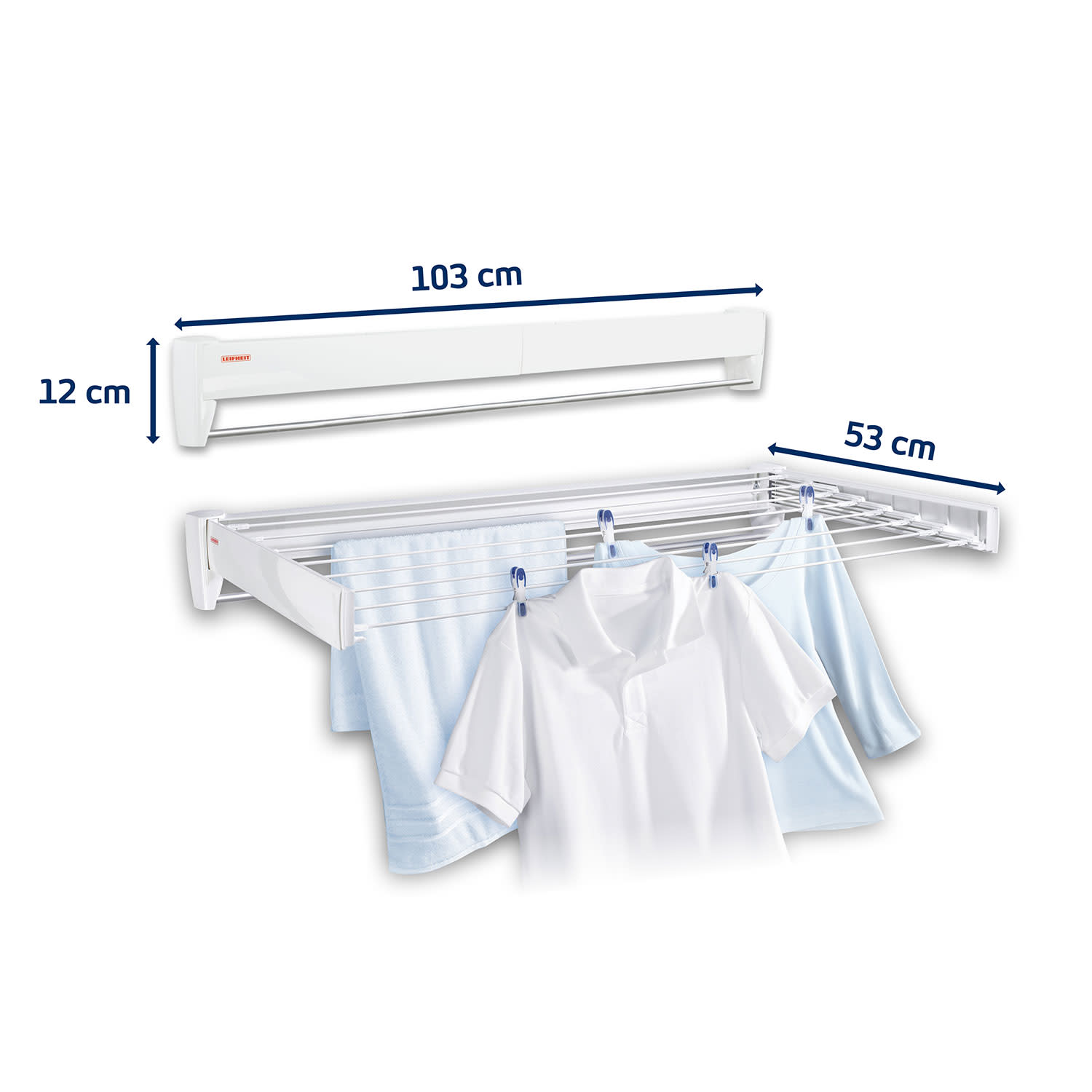 Leifheit Επιτοίχια απλώστρα Telegant 81