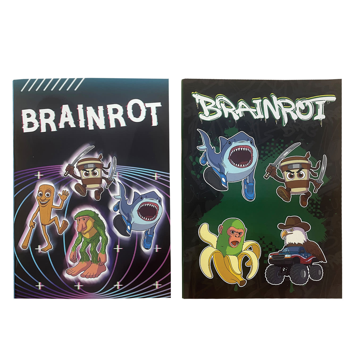 Gim Τετράδιο Ριγέ 17x25 Toikido Brainrot  40 Φύλλων